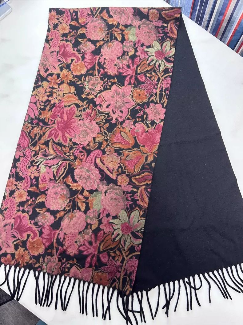 Loro Piana LORO PIANA Cashmere double sided scarf Size ONE SIZE - 3 Thumbnail