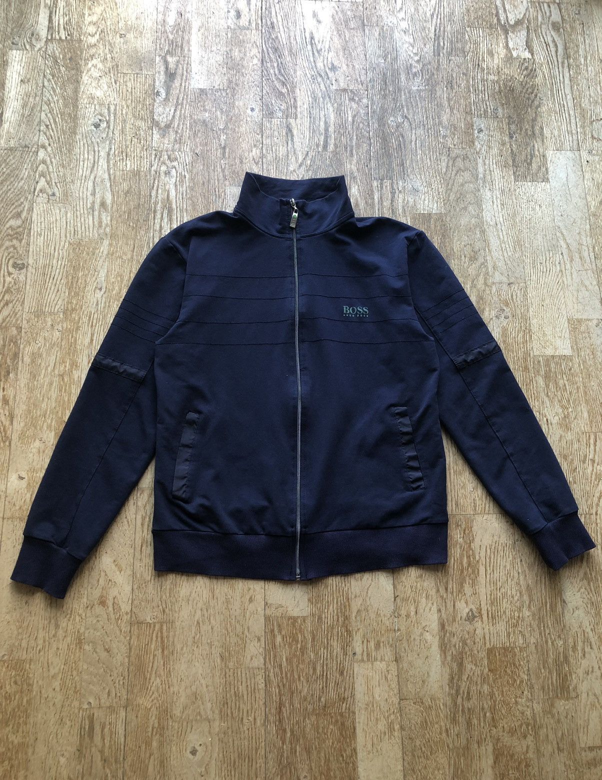 Hugo Boss HUGO BOSS CLASSIC VINTAGE QUALITY ZIP SWEATSHIRT Size US L / EU 52-54 / 3 - 1 Thumbnail