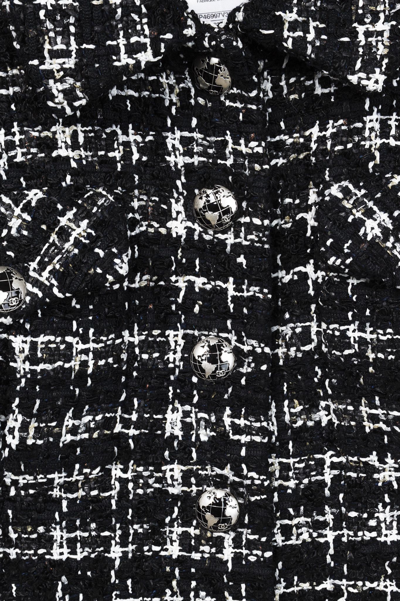 Chanel Chanel Bouclè Fantasy Tweed Planisphere Short Jacket Size M / US 6-8 / IT 42-44 - 10 Thumbnail