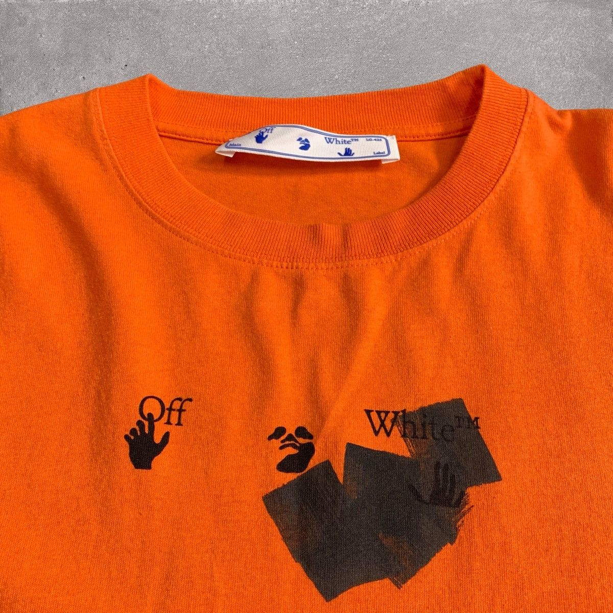 Off-White Off White XL Tee Marker Arrows Orange T-Shirt Virgil Abloh Size US XL / EU 56 / 4 - 3 Thumbnail