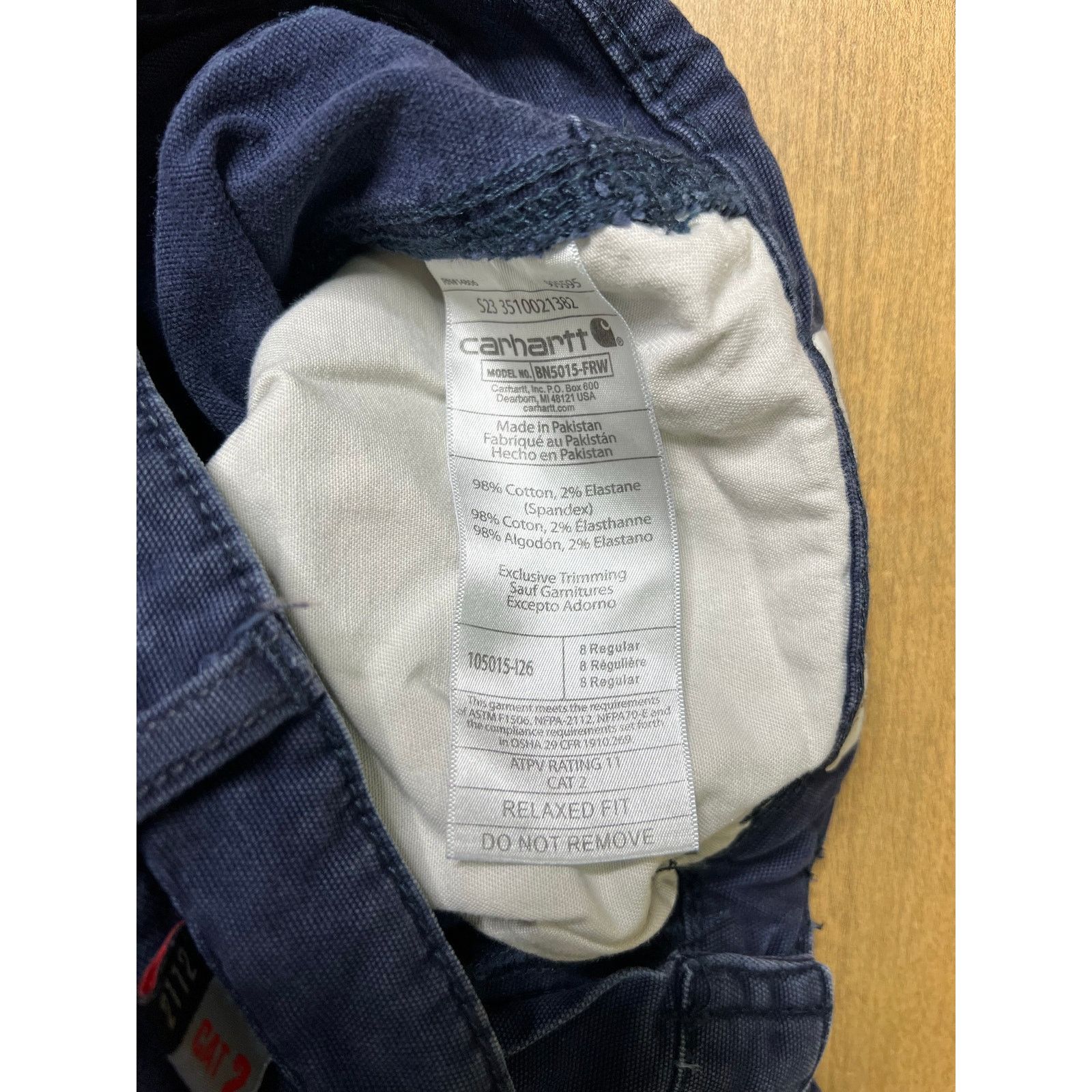 Carhartt Women Carhartt Sz 8 regular Blue Denim 30x29 Y2K utility Size 30" / US 8 / IT 44 - 6 Thumbnail