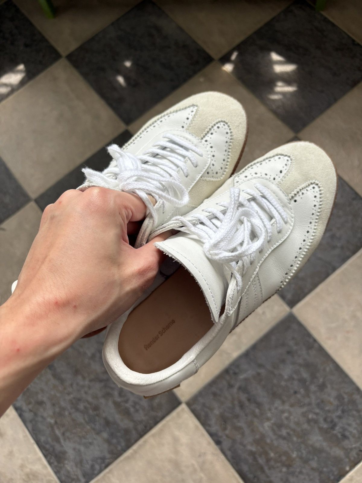 靴 Hender Scheme tarte 5 Beige Hender Scheme Tarte Shoes | SVD