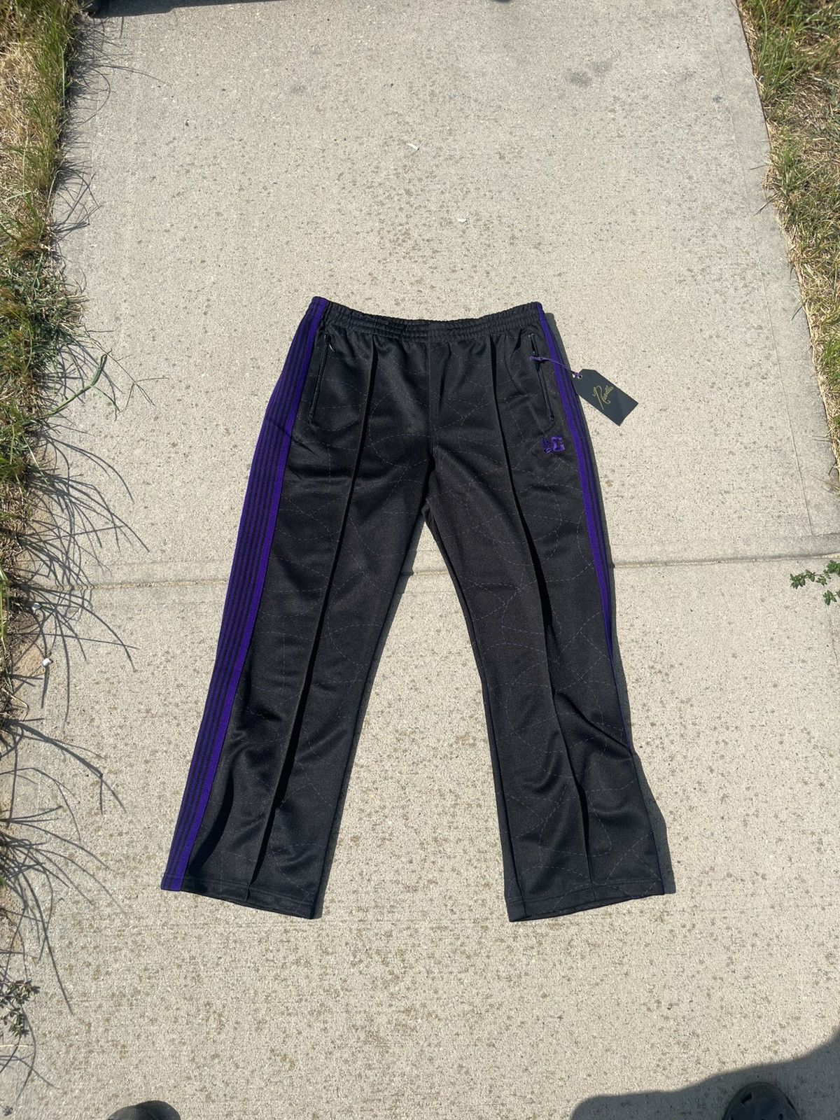 Needles Needles X DC shoes Collab Poly Smooth Track Pants Size US 36 / EU 52 - 1 Thumbnail