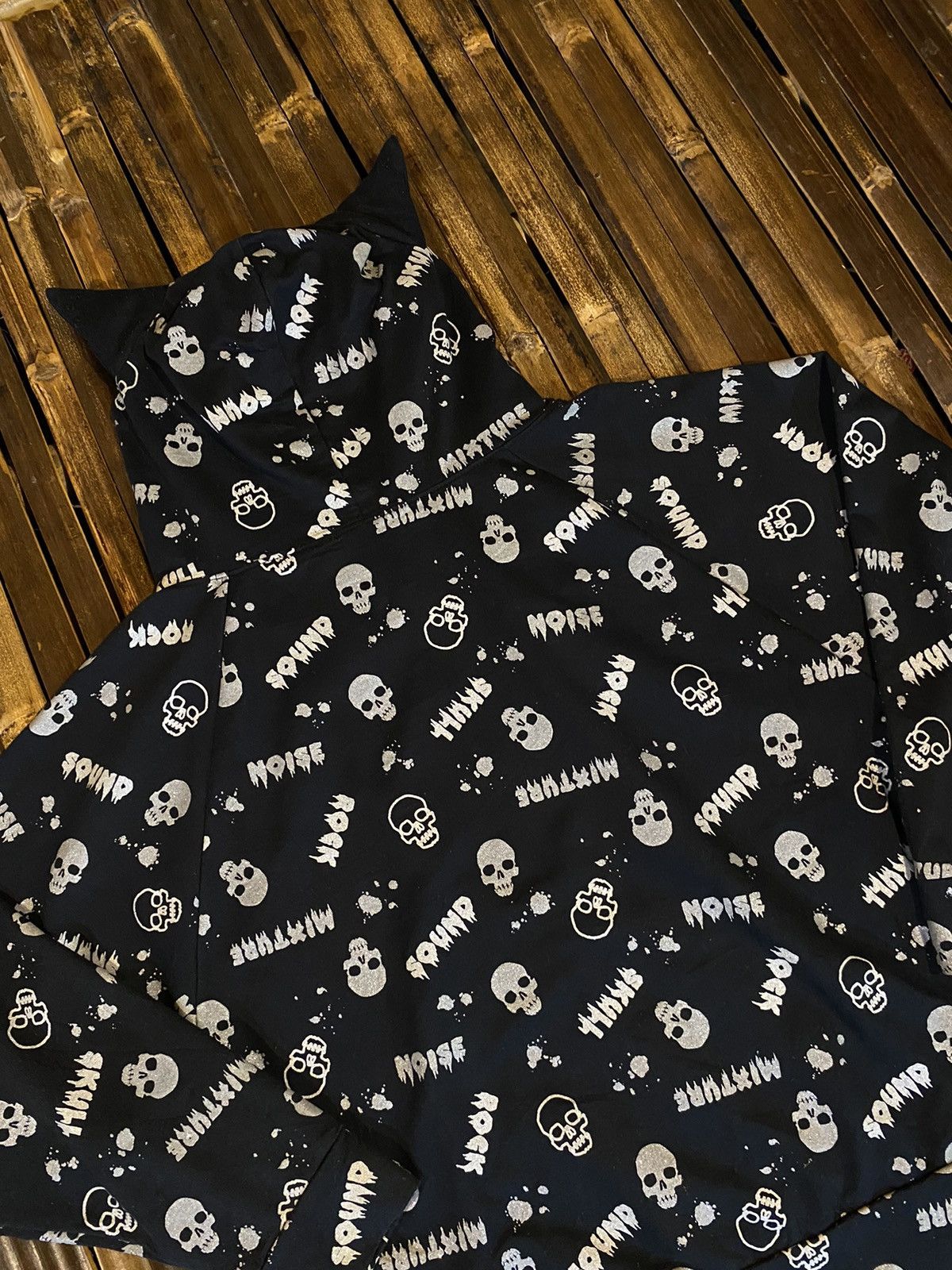 Japanese Brand C.O.L.Z.A SKULL HOODIE Size US M / EU 48-50 / 2 - 4 Thumbnail