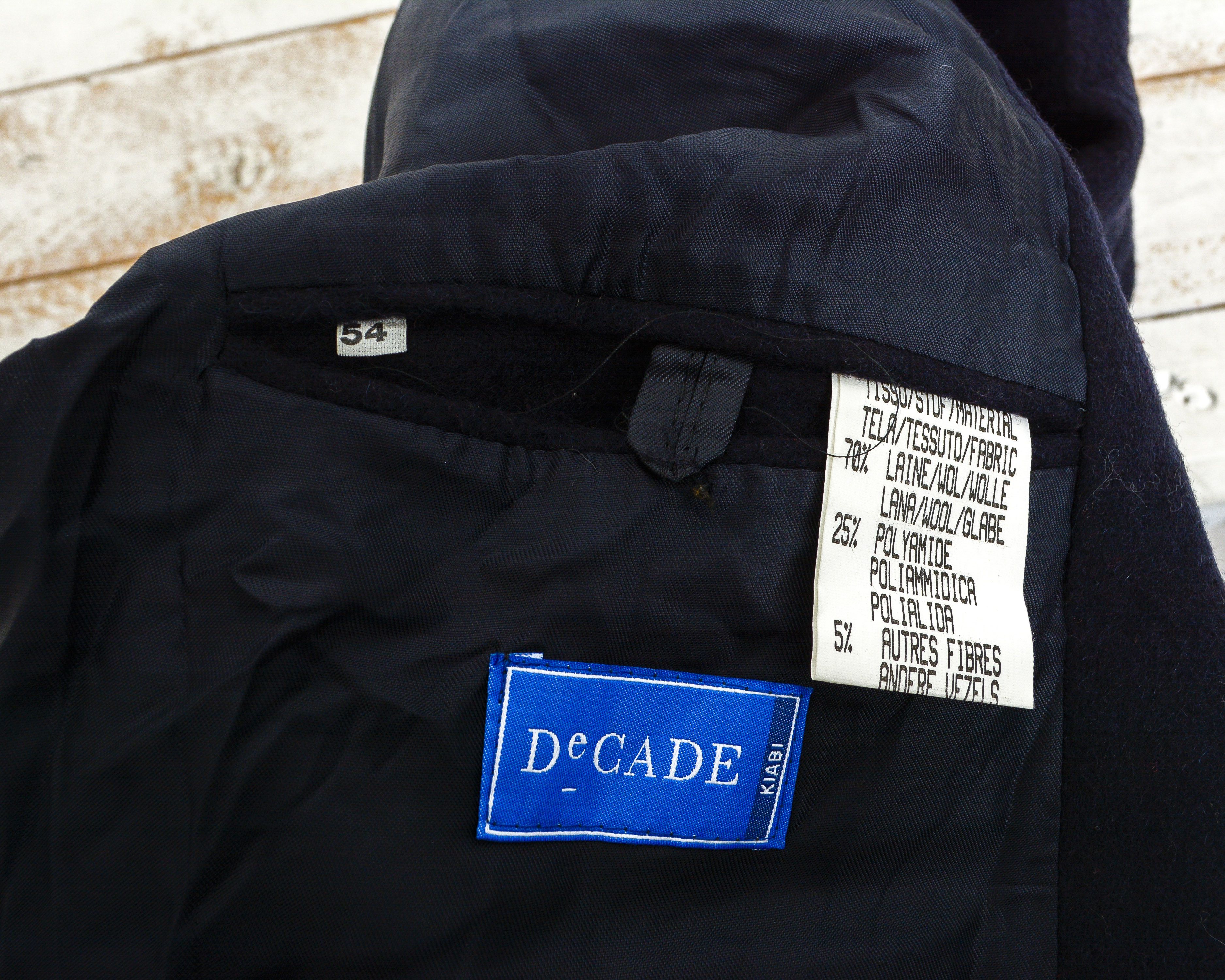 Vintage DECADE Loden Tyroler 80s Men XL Wool Coat Jacket Pea tracht Size US XL / EU 56 / 4 - 6 Thumbnail