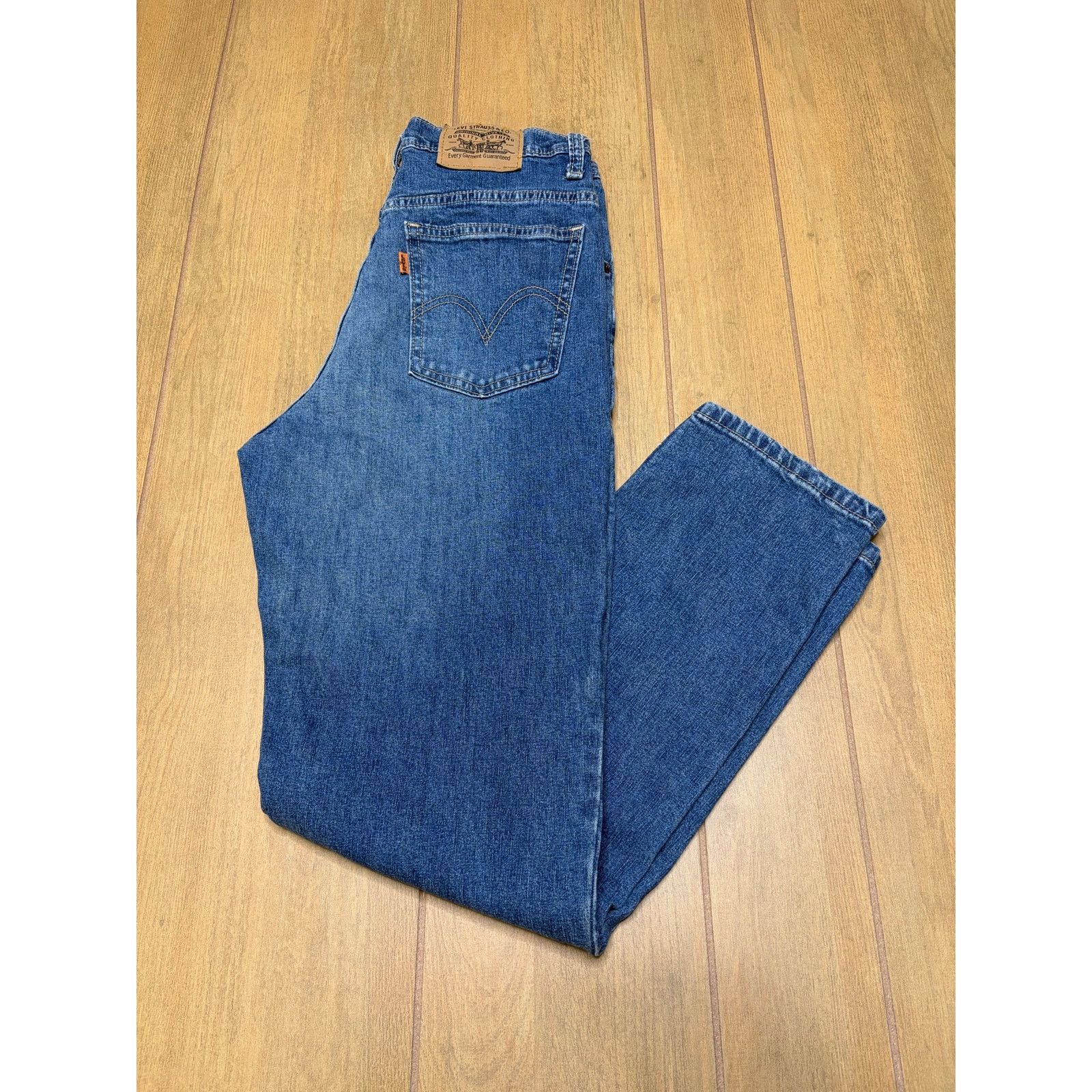 Levi's Vintage Levi’s Orange Tab Jeans Women’s 26x28 Blue Denim Y2K Size 26" / US 2 / IT 38 - 1 Thumbnail