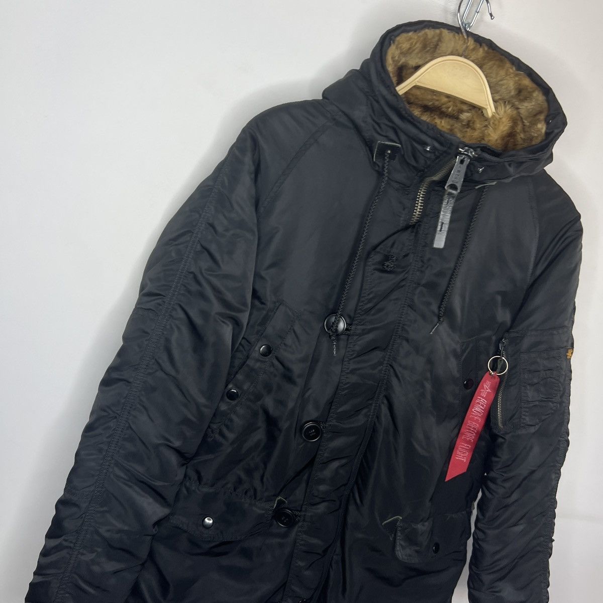 Alpha Industries Y2K 2010s Alpha Industries Type N-38 Black Parka Size US M / EU 48-50 / 2 - 3 Thumbnail