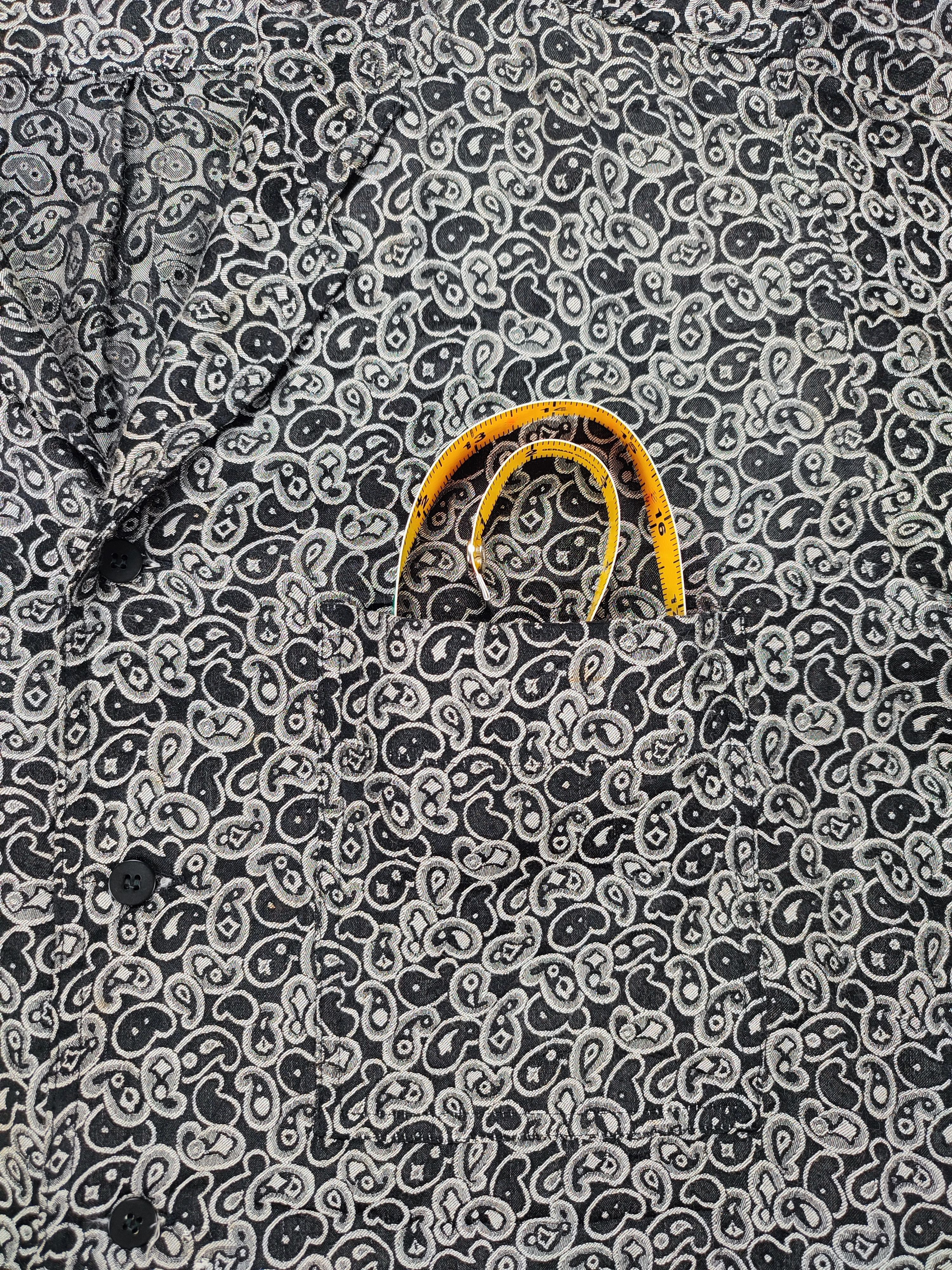 Y's × Yohji Yamamoto Y's Yohji Yamamoto French Collar Paisley Rayon Shirt Size US L / EU 52-54 / 3 - 13 Thumbnail