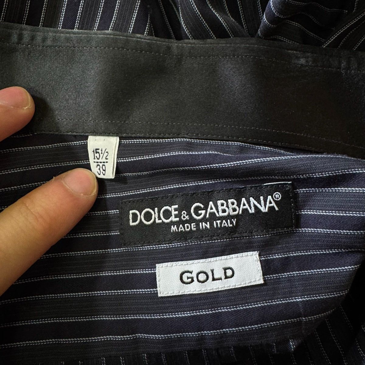 Dolce & Gabbana Dolce & Gabbana Striped Shirt Size US S / EU 44-46 / 1 - 4 Thumbnail