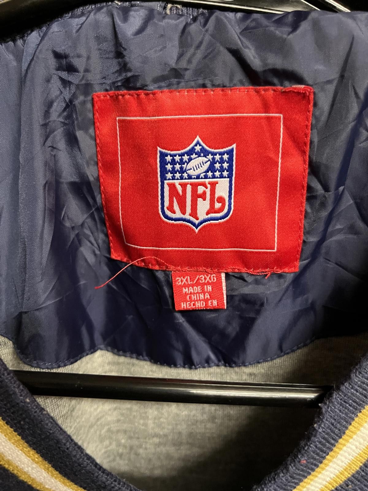 NFL VTG St Louis RAMS Football Pullover Windbreaker Jacket Size US L / EU 52-54 / 3 - 3 Thumbnail