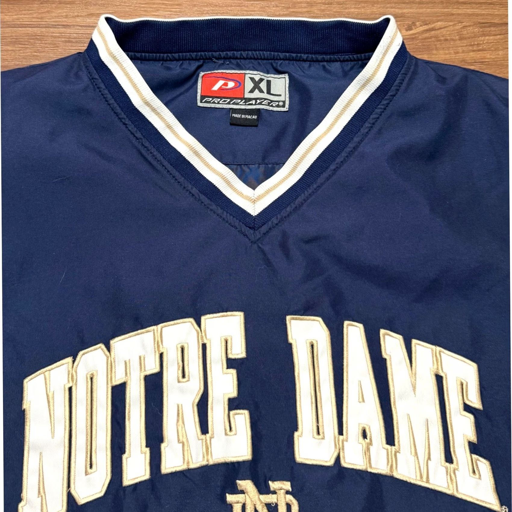 Pro Player VTG Pro Player Notre Dame Fighting Irish Windbreaker Pullover Navy Men XL Jacket Size US XL / EU 56 / 4 - 3 Thumbnail