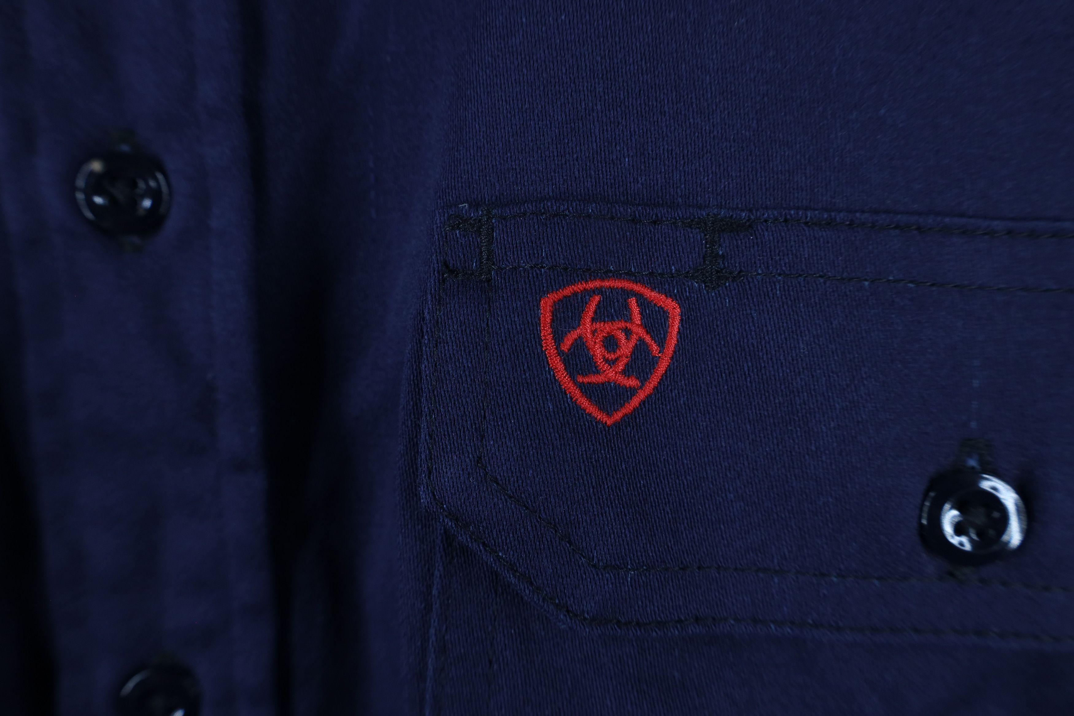 Ariat × Vintage Ariat FR Resistant CAT 2 8.9 ATPV Workwear Button Shirt Size US XXL / EU 58 / 5 - 5 Thumbnail
