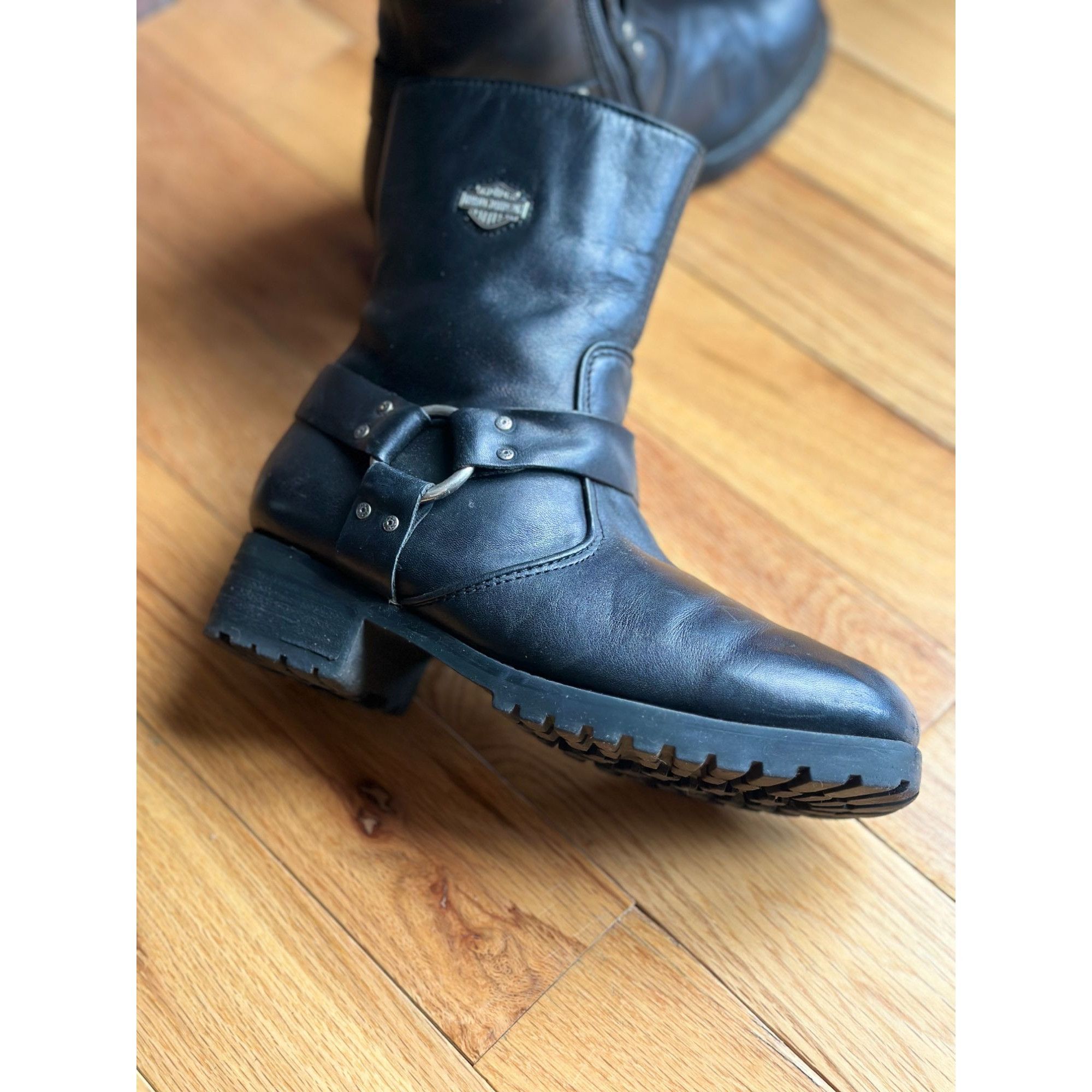 Harley Davidson WOMEN'S HOWELL 7" HARNESS WATERPROOF RIDING BOOTS 9.5 WOMENS Size US 9.5 / EU 42-43 - 5 Thumbnail