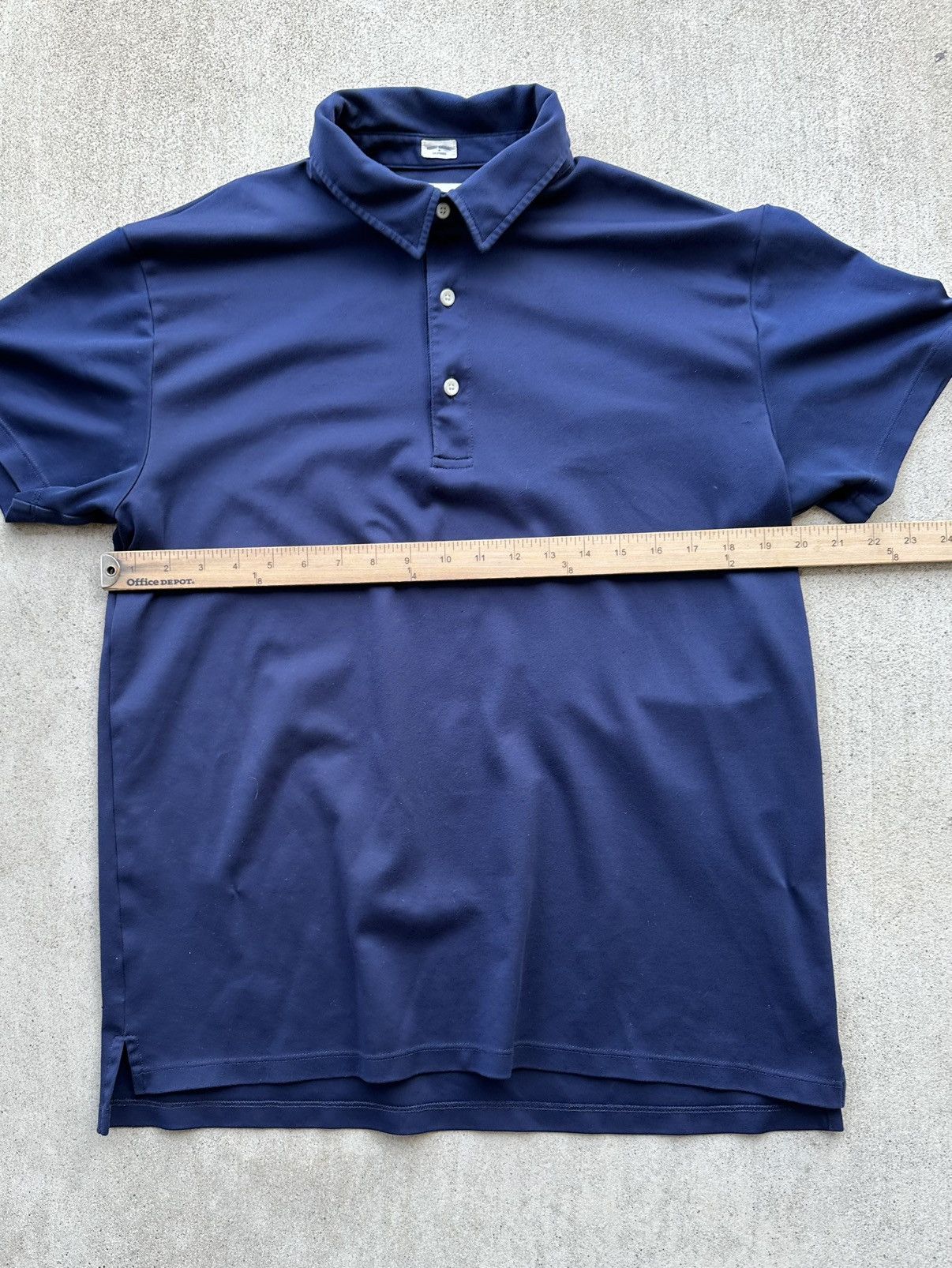 Taylor Stitch Taylor Stitch Golf Polo Shirt Mens Size 44 Navy Short Sleeve Size US L / EU 52-54 / 3 - 5 Thumbnail