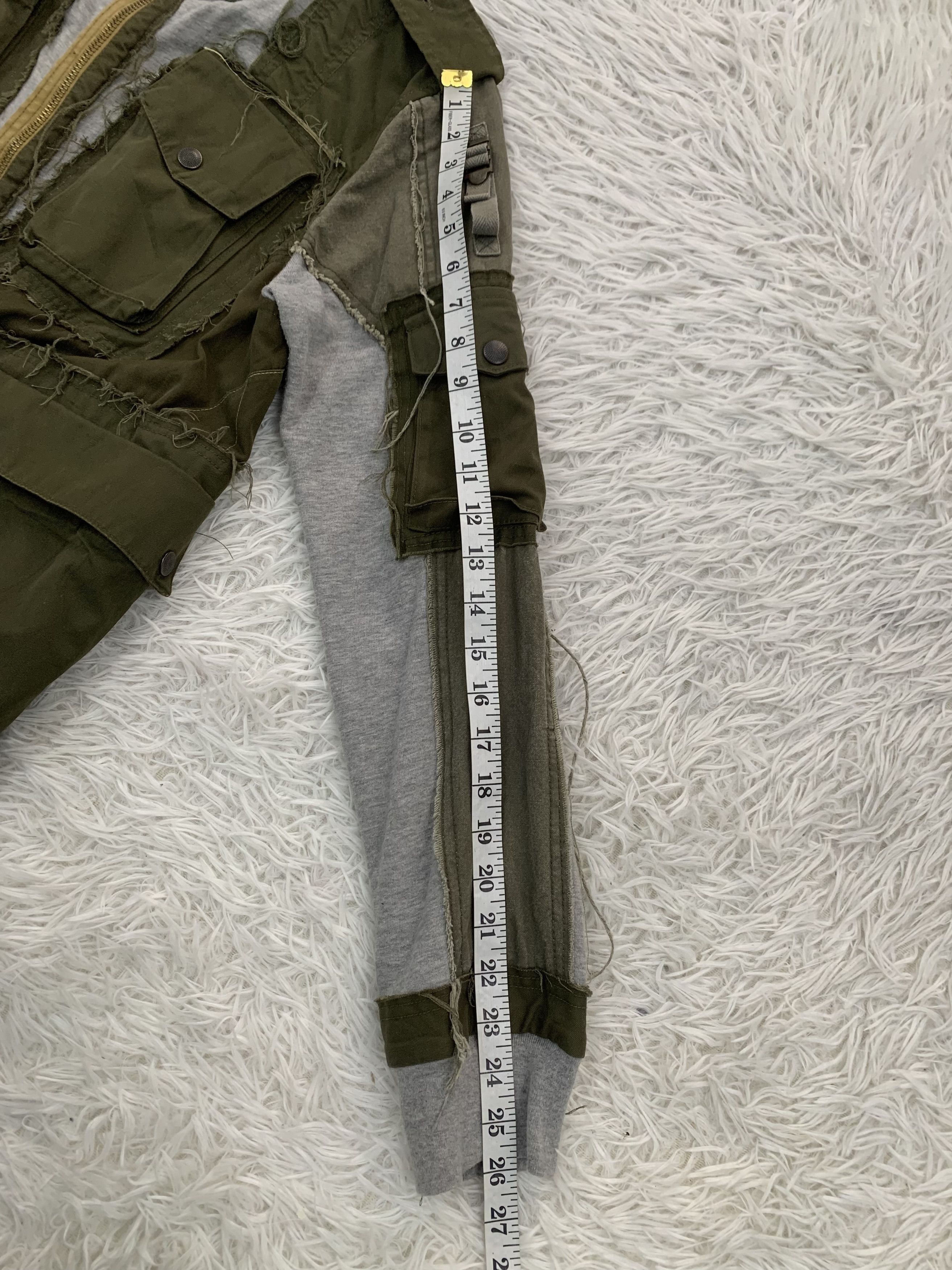 Japanese Brand Gepaeck Reconstructed Military Army Green Sweater Jacket Size US L / EU 52-54 / 3 - 17 Thumbnail