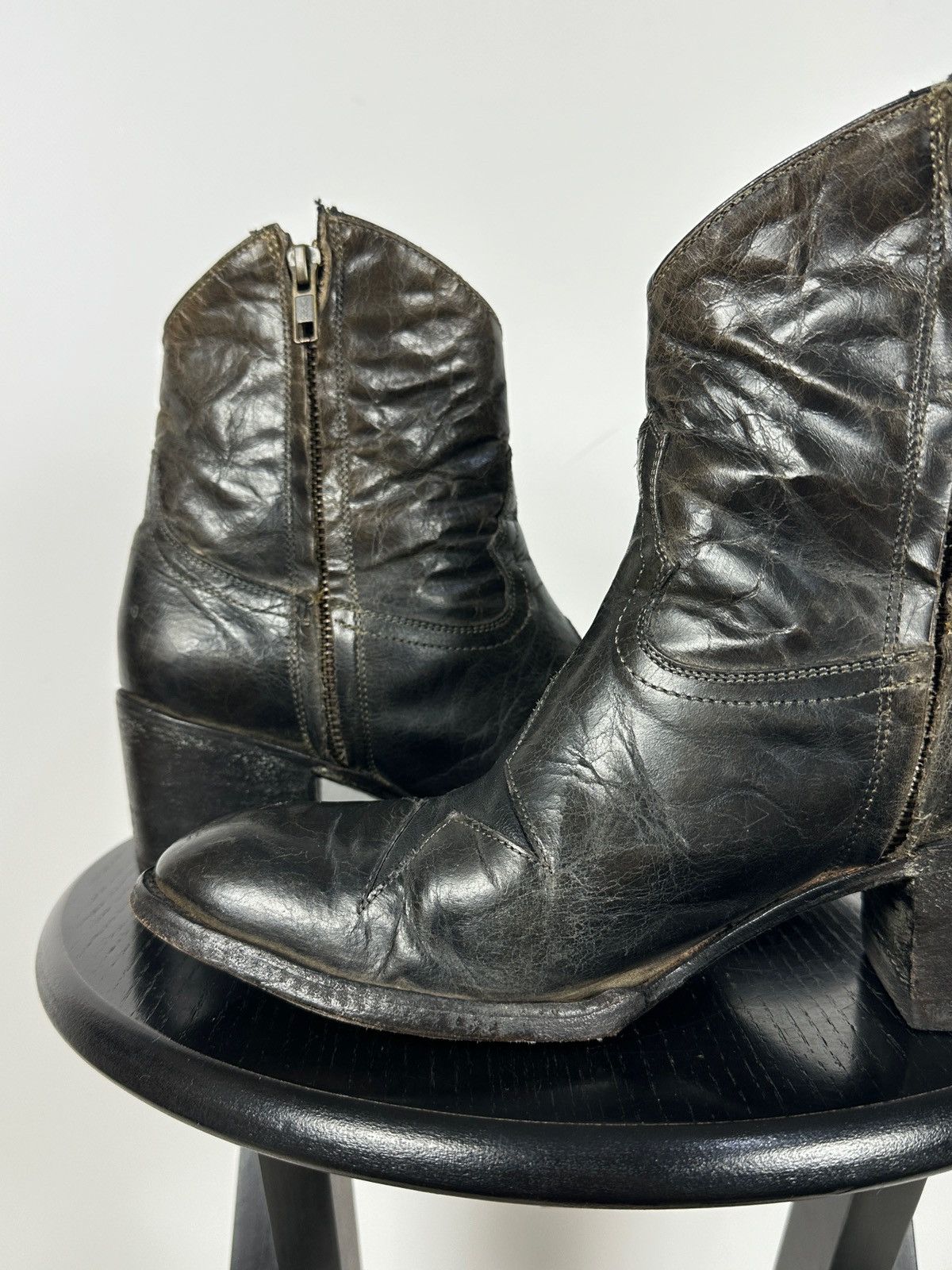 Old Gringo Old Gringo Mexicana Cowboy Leather Ankle Stars Boots Size US 8 / IT 38 - 20 Thumbnail