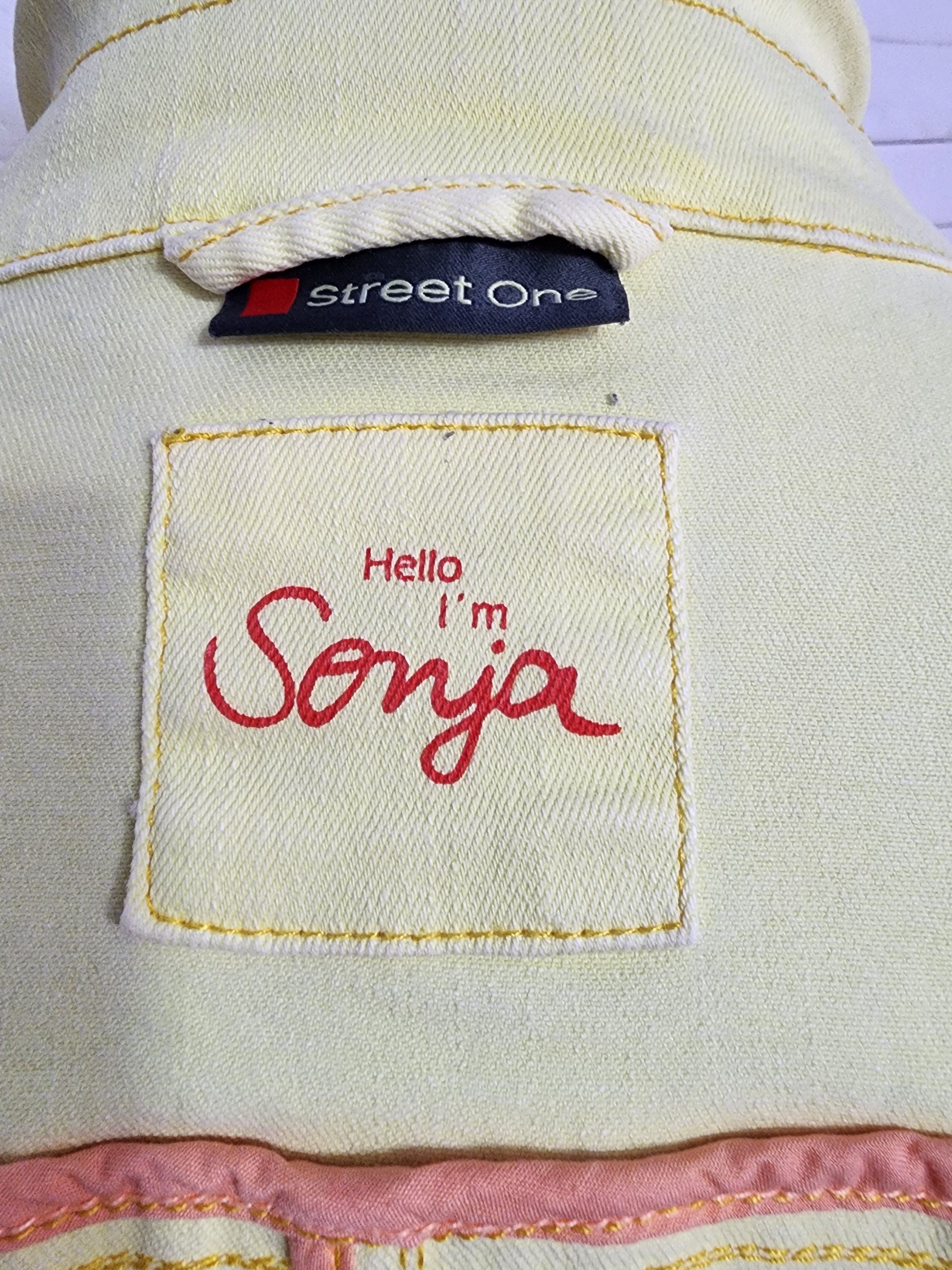 Other Women's yellow cotton jacket. Size M / US 6-8 / IT 42-44 - 8 Thumbnail