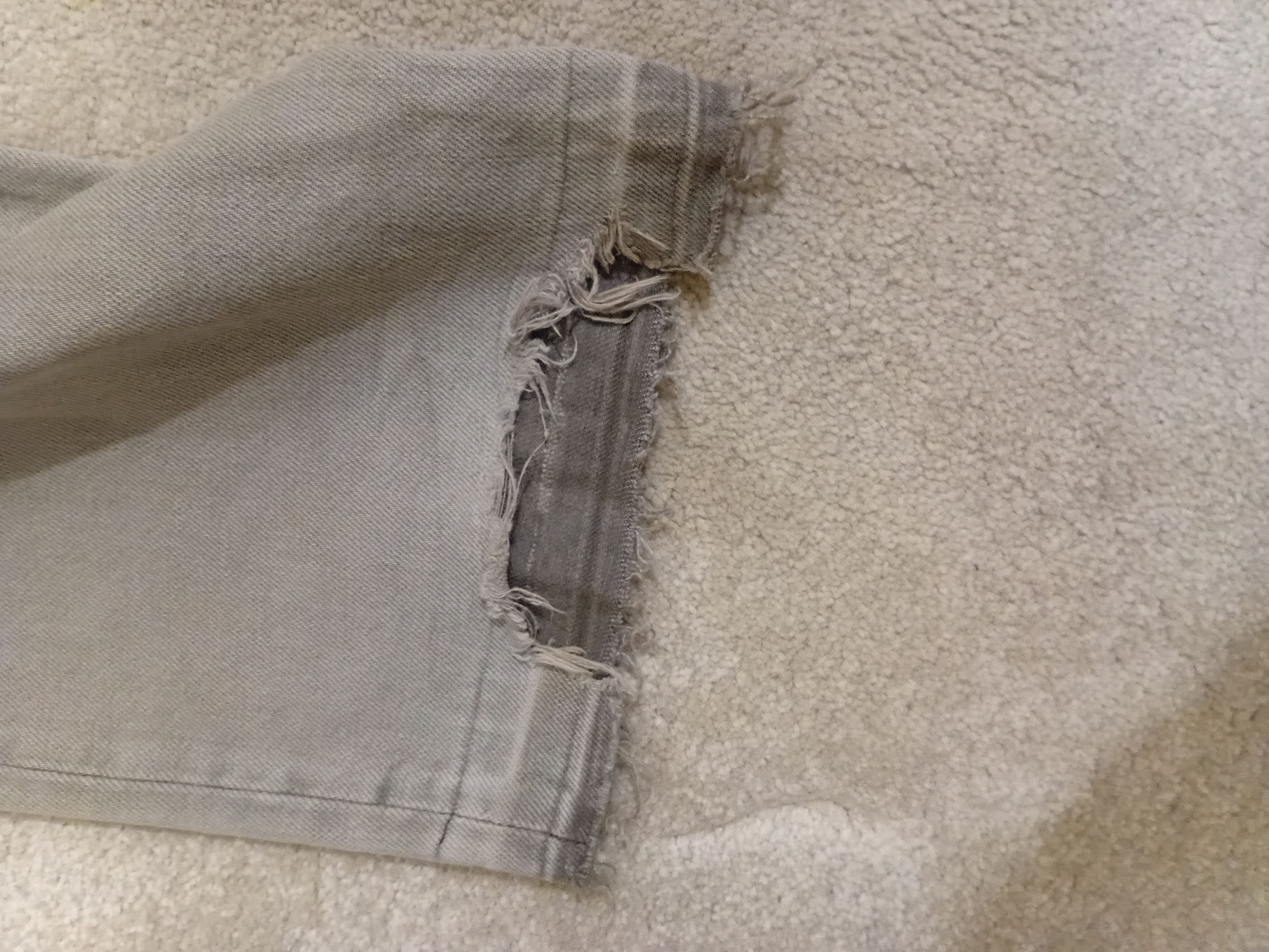 Helmut Lang Helmut Lang AW00 Painter Sandwash Charcoal Grey Jeans Size US 33 - 10 Thumbnail