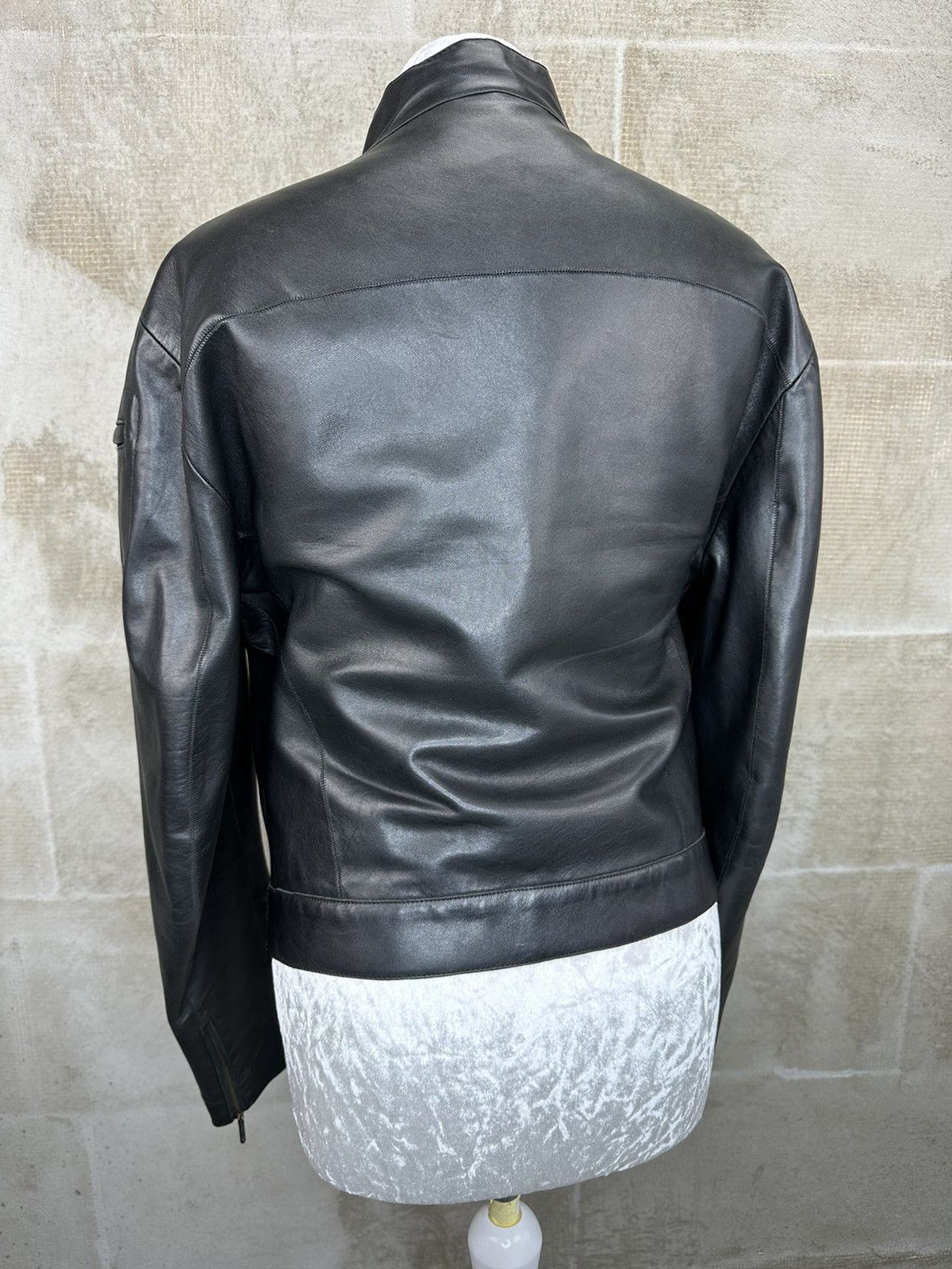 Mugler Vintage MUGLER leather archival jacket blazer Size L / US 10 / IT 46 - 3 Thumbnail