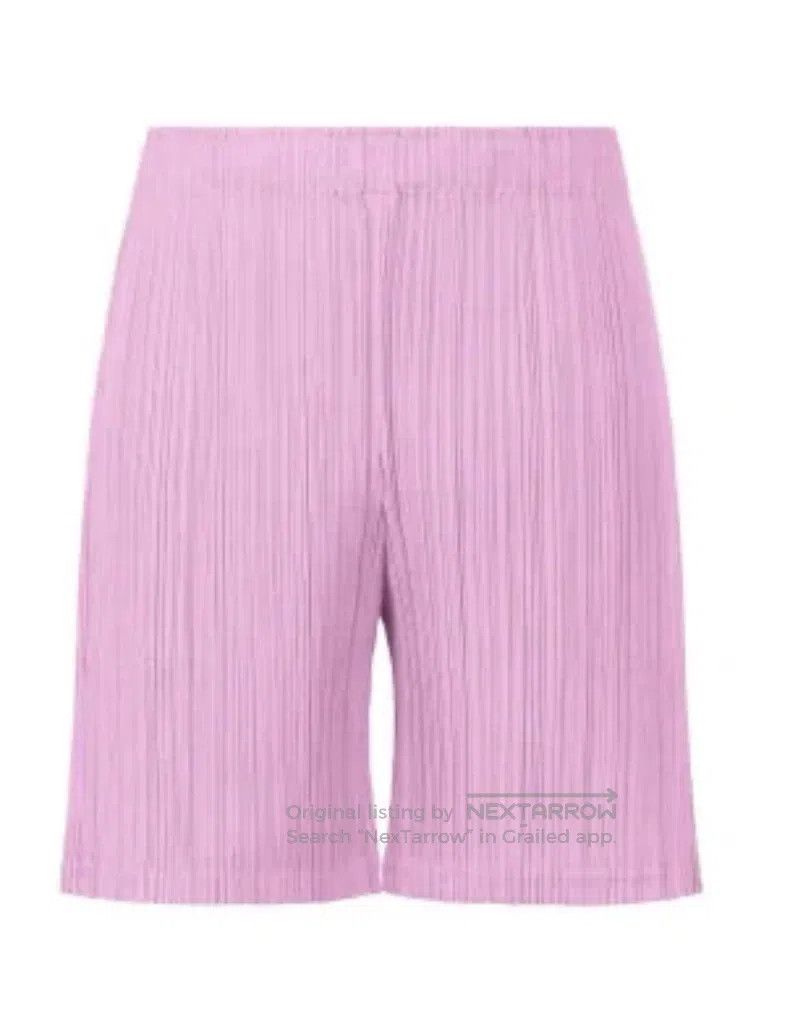 Issey Miyake Issey Miyake size:5 Pink-purple shorts Size 31" - 1 Thumbnail