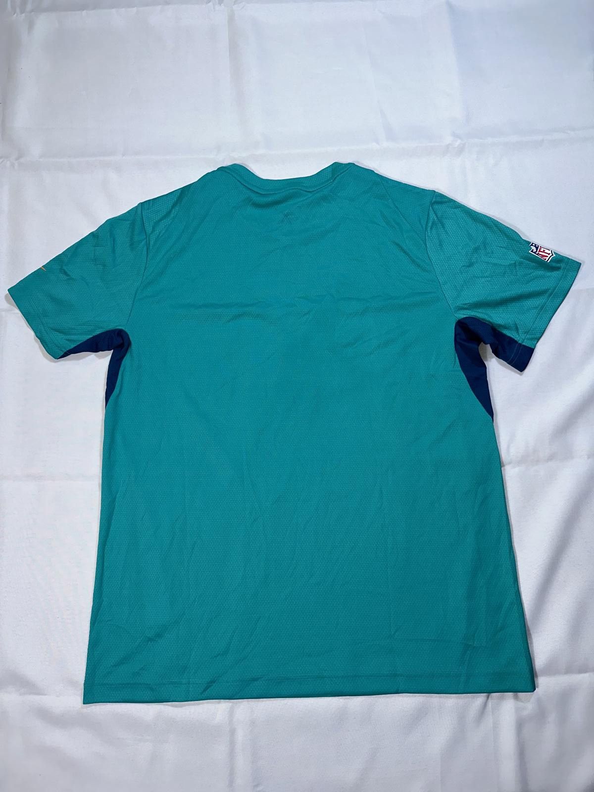 Nike Nike Miami Dolphins NFL On Field Apparel Dri-Fit Short Sleeve Shirt Size US L / EU 52-54 / 3 - 6 Thumbnail