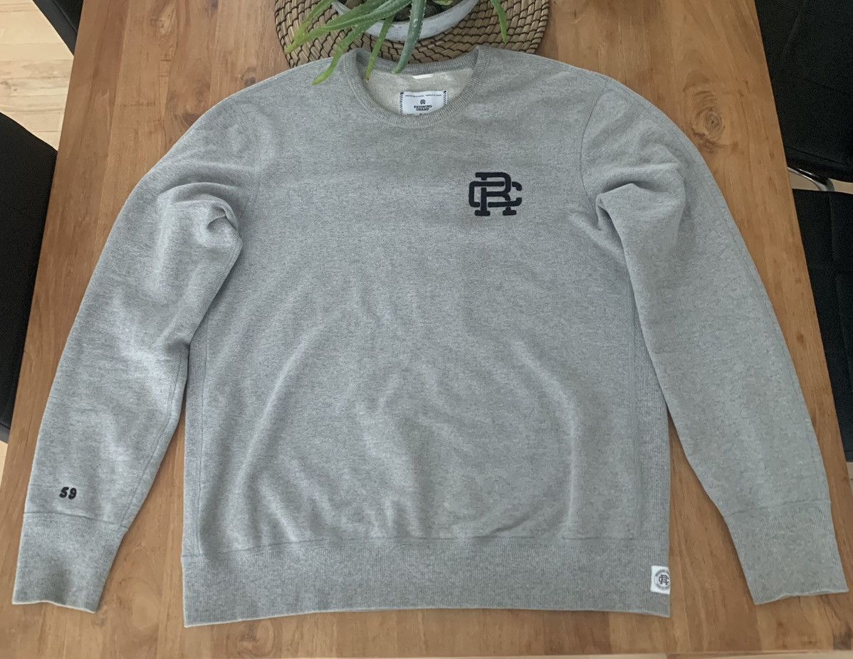 image of Reigning Champ Crewneck in Grey, Men's (Size Medium)