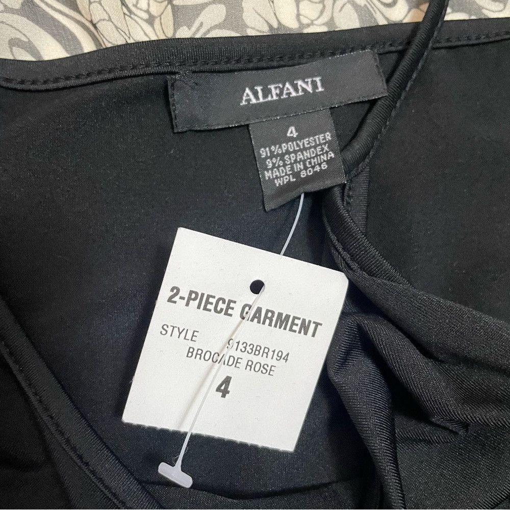 Alfani NWT New Alfani Silk 2 Piece Set Blouse Tank Top Size 4 Size S / US 4 / IT 40 - 9 Thumbnail