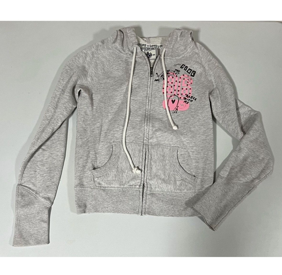 Victoria's Secret Victoria’s Secret PINK Y2K Diamond Sweatshirt Hoodie XS 🎀✨ Size XS / US 0-2 / IT 36-38 - 1 Thumbnail