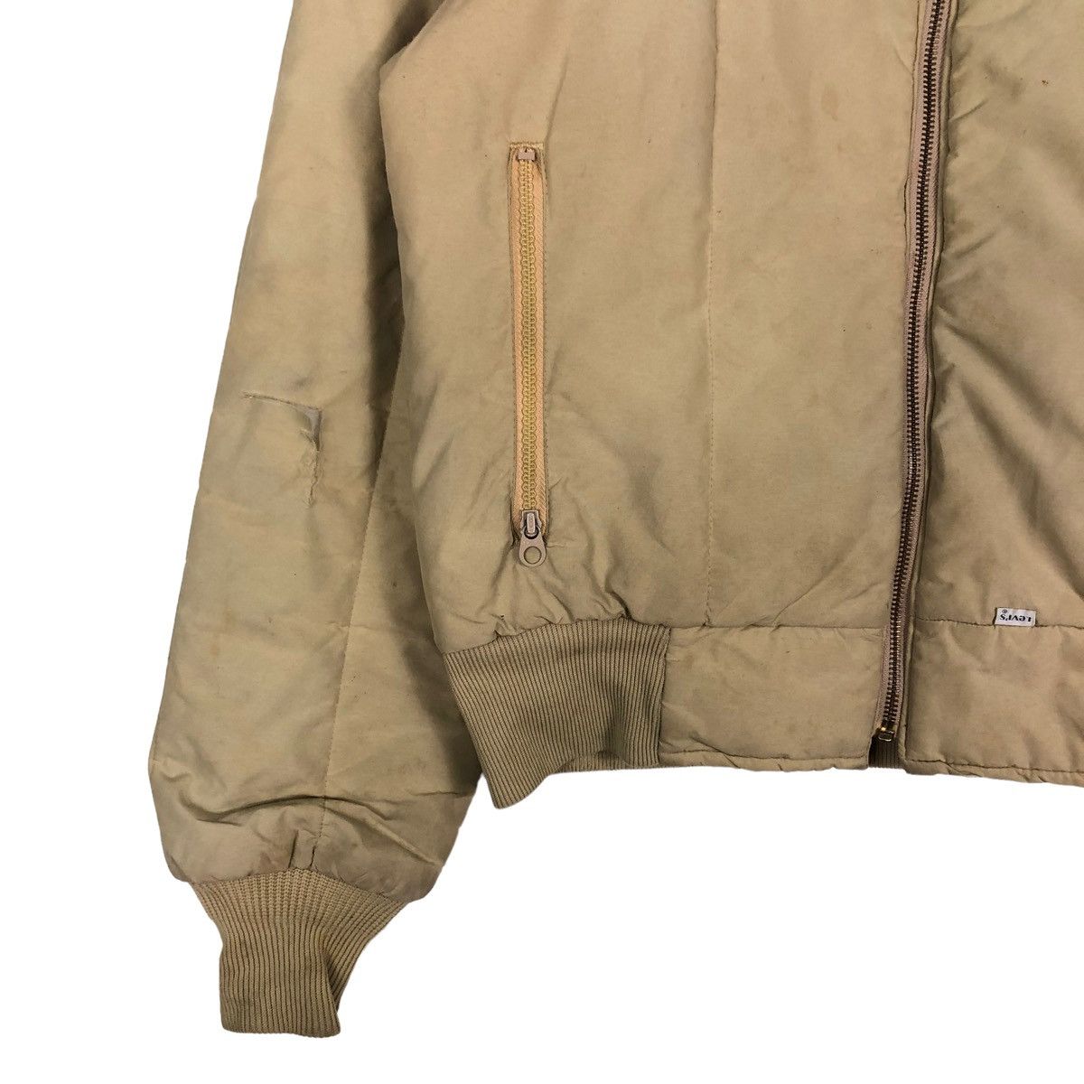 Levi's 🔥VINTAGE BIKER LEVI’S USA PUFFER DOWN JACKET MULTI COLOUR Size US M / EU 48-50 / 2 - 7 Thumbnail