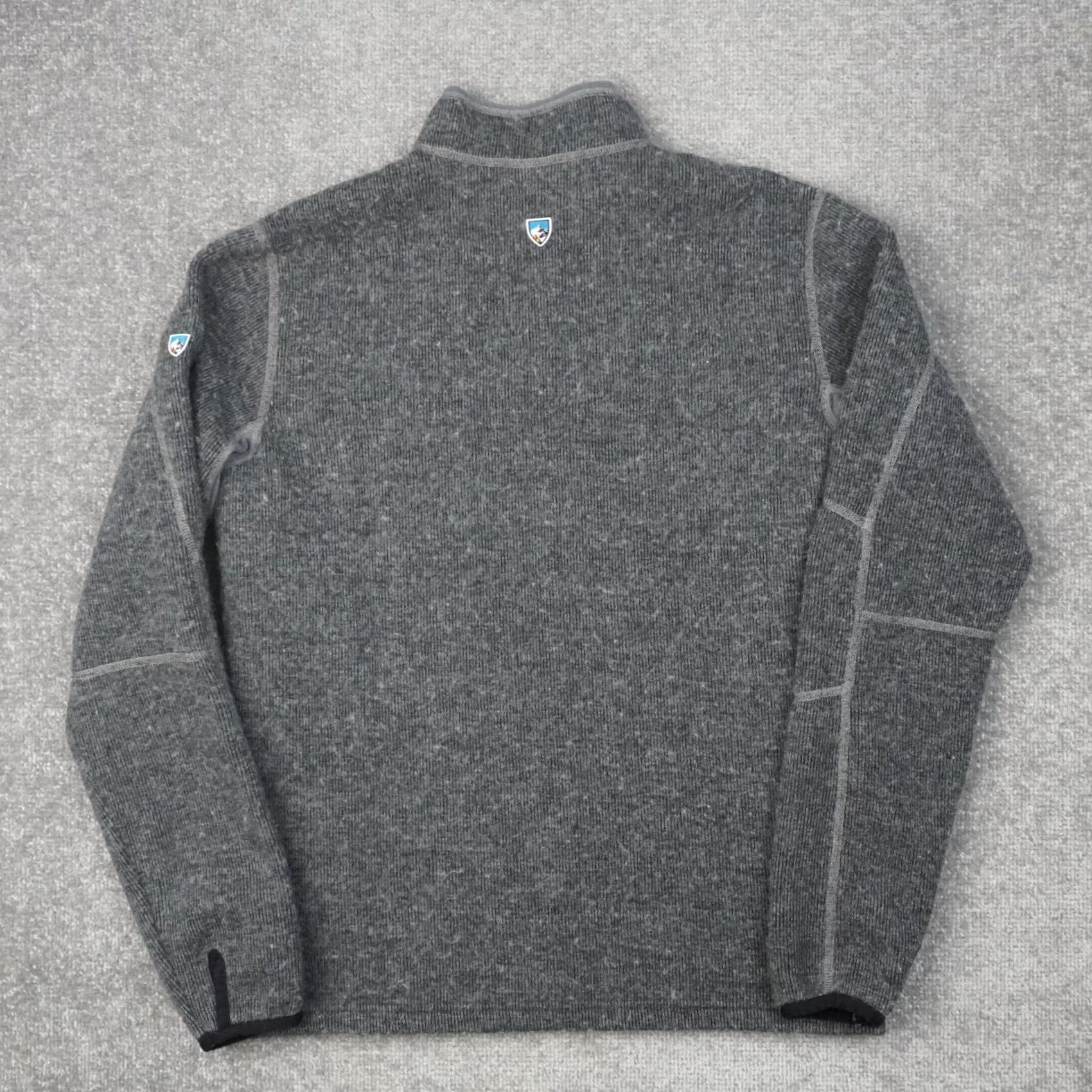 Vintage Kuhl Sweater Mens Medium Wool Pullover 1/4 Zip Gray Knit Style Regular Size US M / EU 48-50 / 2 - 2 Thumbnail
