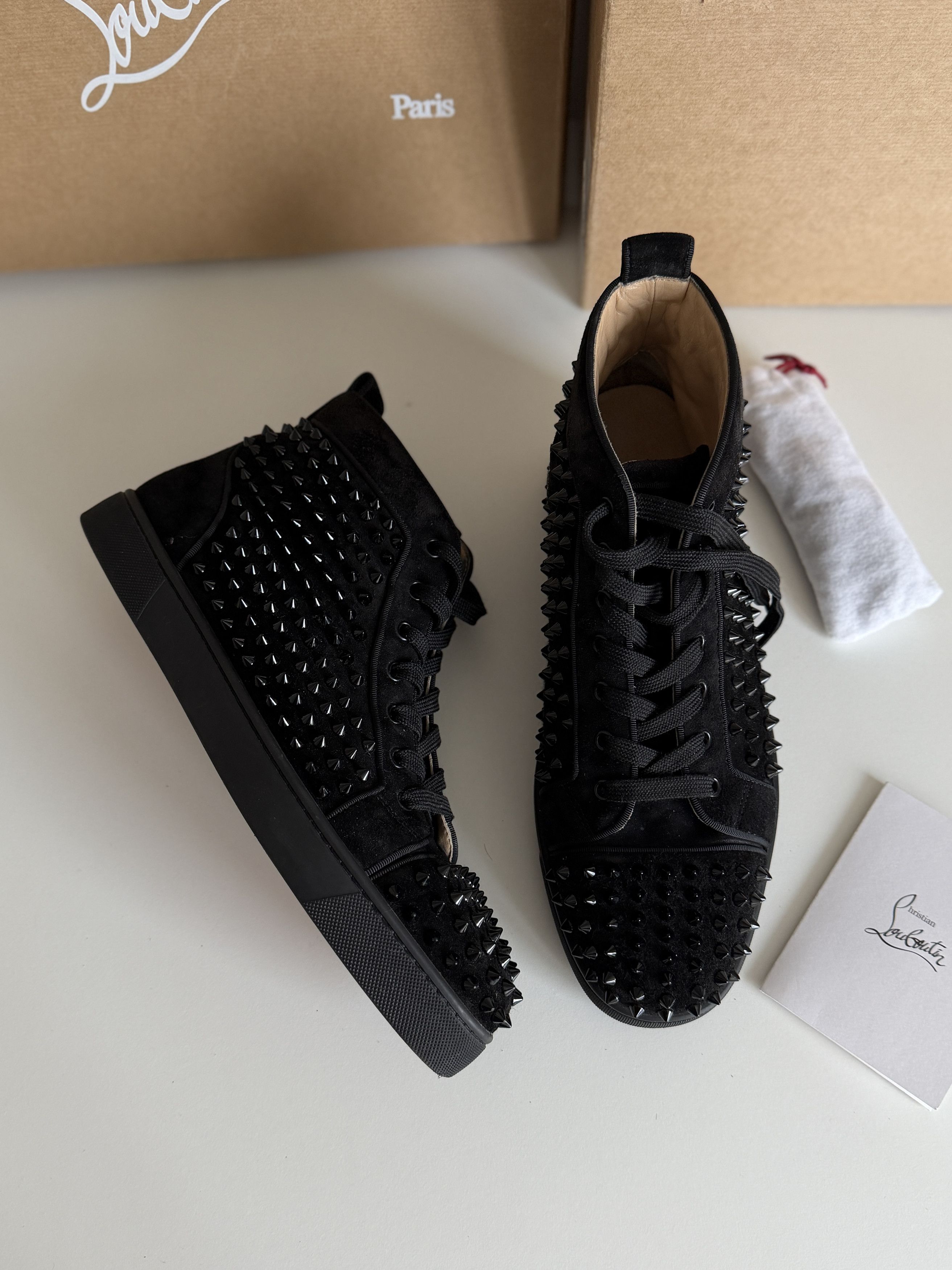 Christian Louboutin size 43 Christian Louboutin No Penny Loafer Grey Suede Leather Size  main image 4