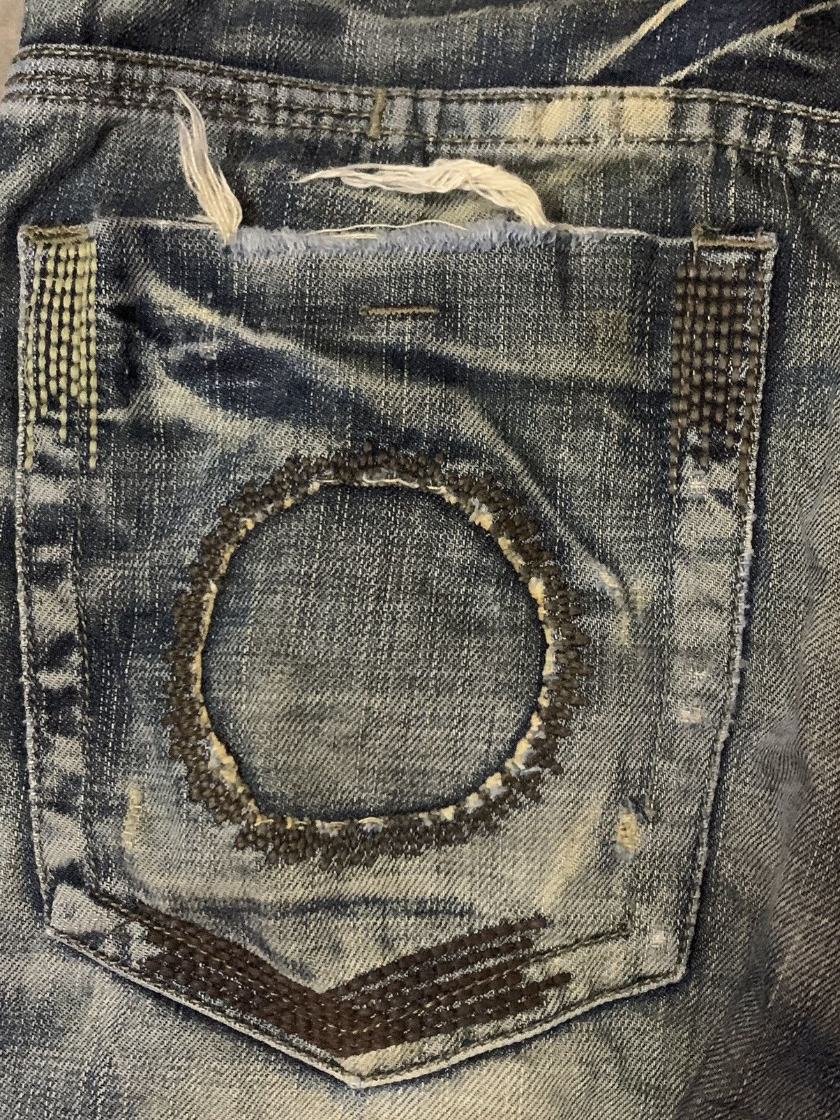 Dsquared2 Dsquared2 Flare Crazy Design Denim Jeans Size US 32 / EU 48 - 14 Thumbnail