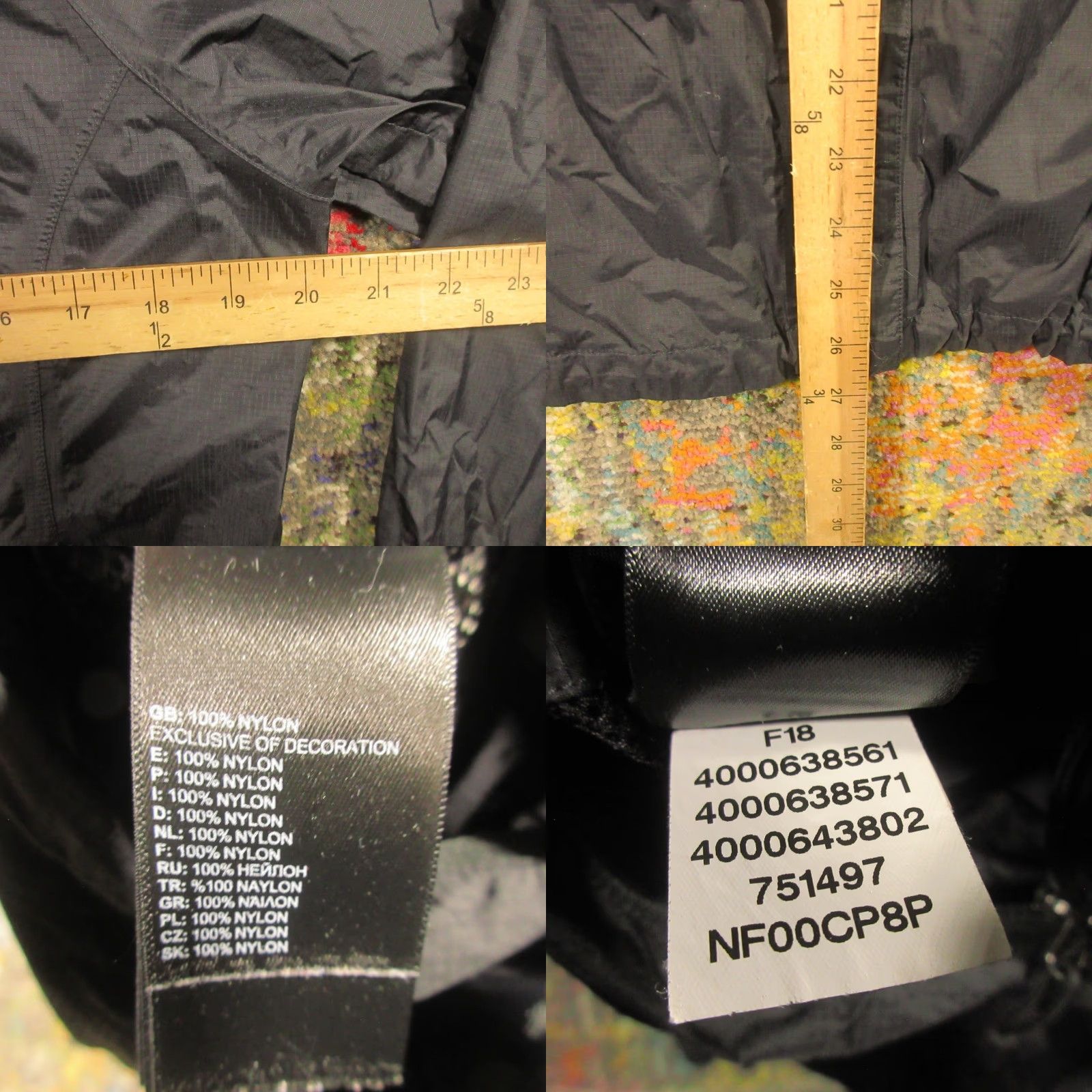The North Face The North Face DryVent Jacket Women L Black Hooded Waterproof Full Zip Lightweight Pockets Rain Coat Mid-Length Size L / US 10 / IT 46 - 9 Thumbnail