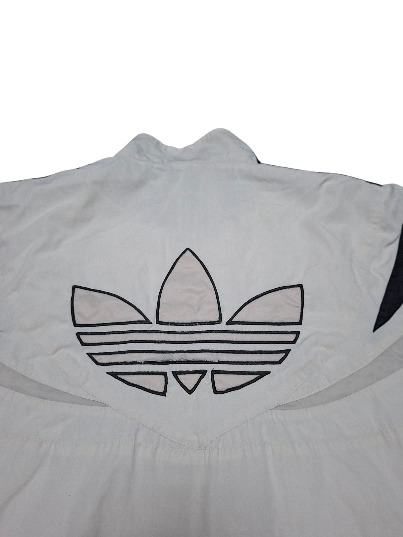 Adidas ADIDAS VINTAGE 90 NYLON BIG LOGO TRACK JACKET Size US XL / EU 56 / 4 - 2 Thumbnail