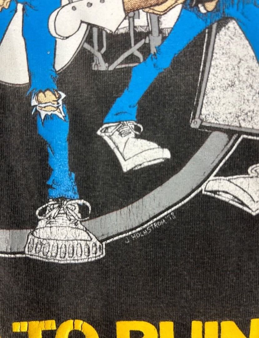 Band Tees × Vintage Vintage Ramones Road to Ruin/ John Holmstrom Artwork /Punk Size US M / EU 48-50 / 2 - 4 Thumbnail