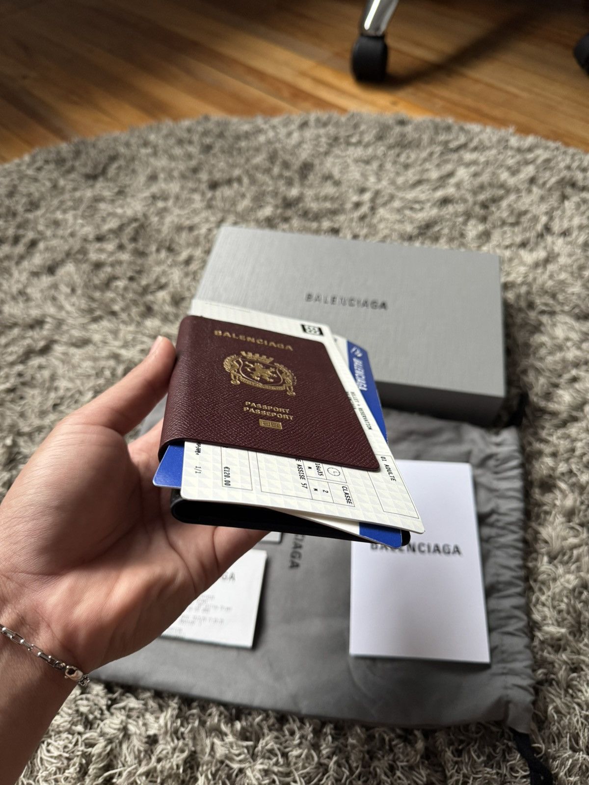 Balenciaga Balenciaga Passport Long Wallet Two Tickets Size ONE SIZE - 9 Thumbnail