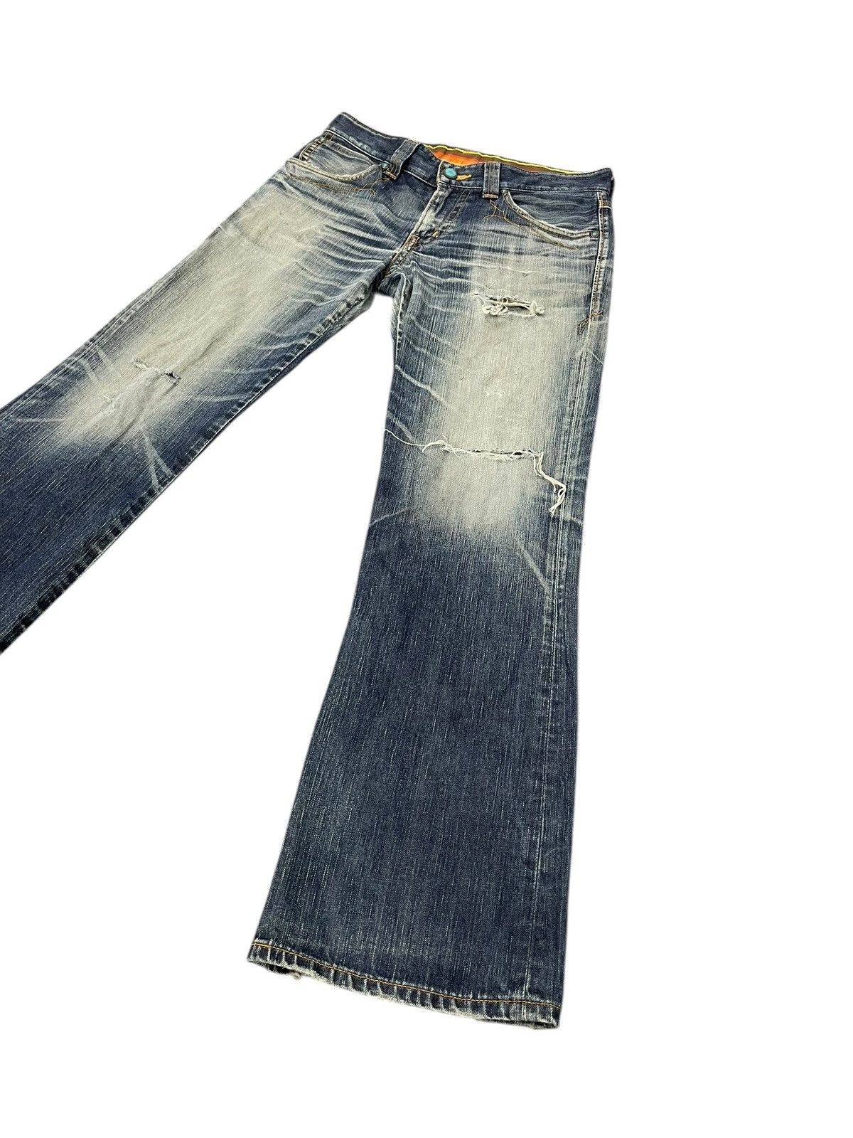 Hysteric Glamour Flare Jeans Edwin Distress amiri margiela goa cdg dior 4🟦1 Size US 33 - 13 Thumbnail