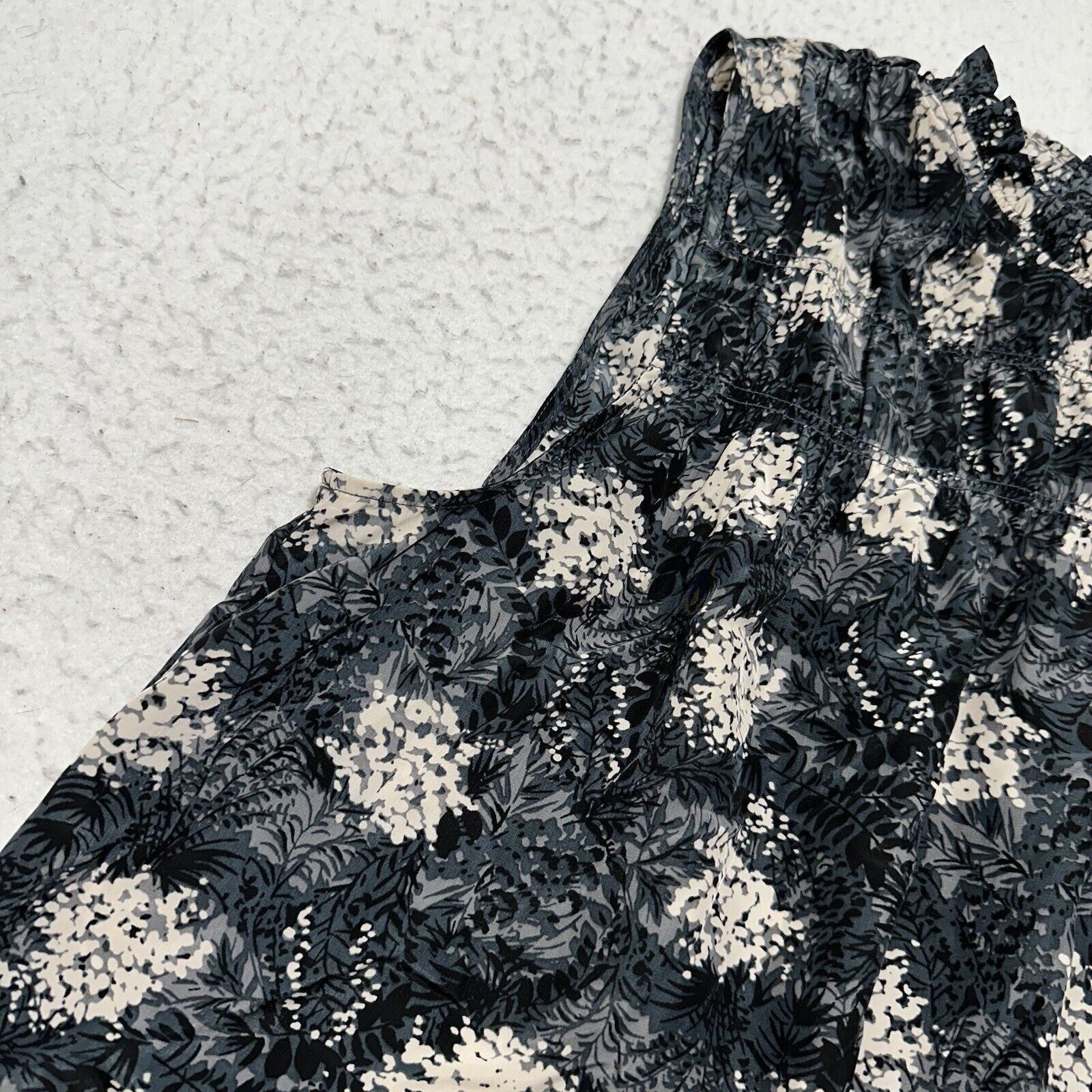 Joie Joie XL Lightweight Tank Top Floral Pullover Blouse Gray Size XL / US 12-14 / IT 48-50 - 5 Thumbnail