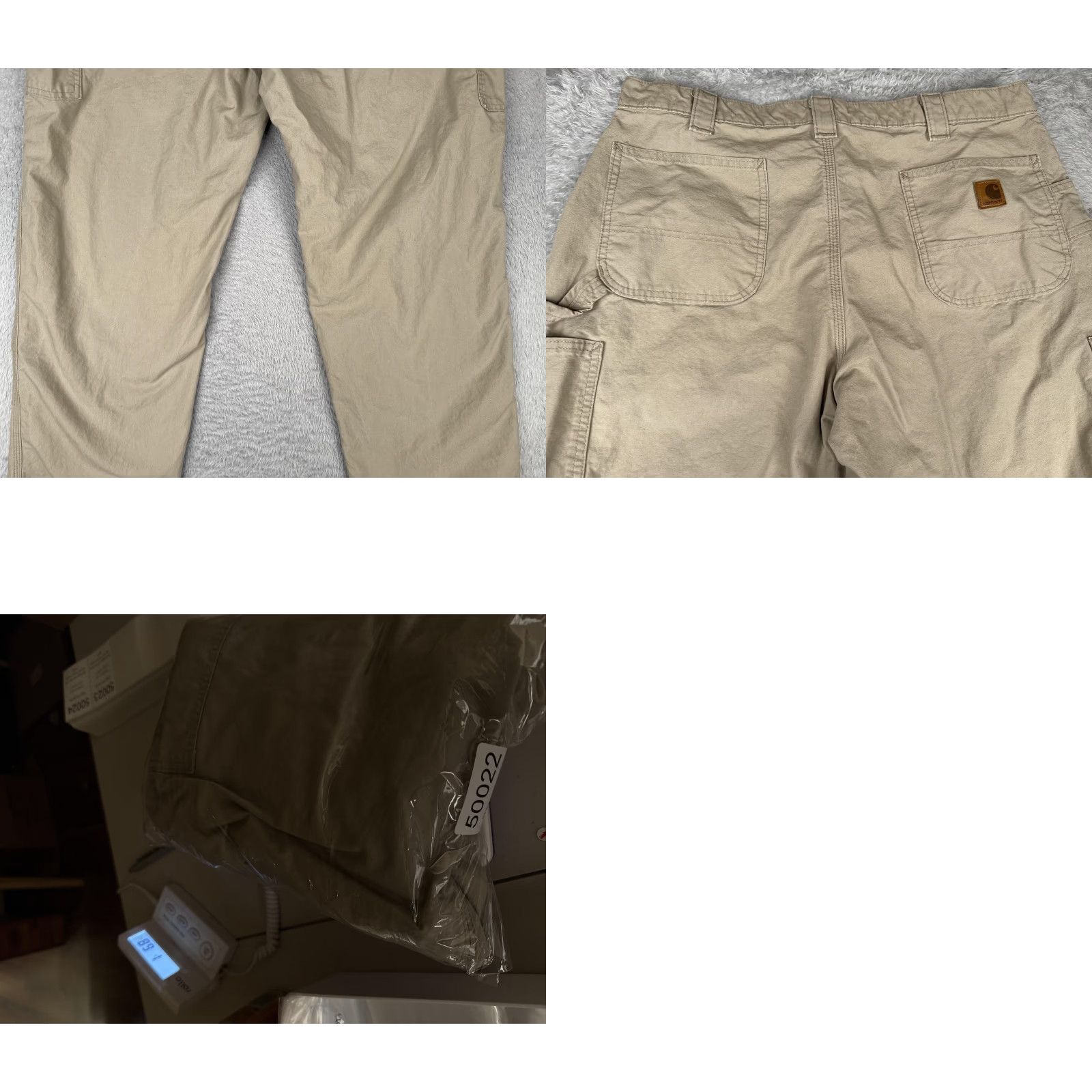 Carhartt Carhartt Pants Mens 40x32 Tan B151 Dungaree Fit Canvas Work Utility Hammer Loop Size US 40 / EU 56 - 10 Thumbnail