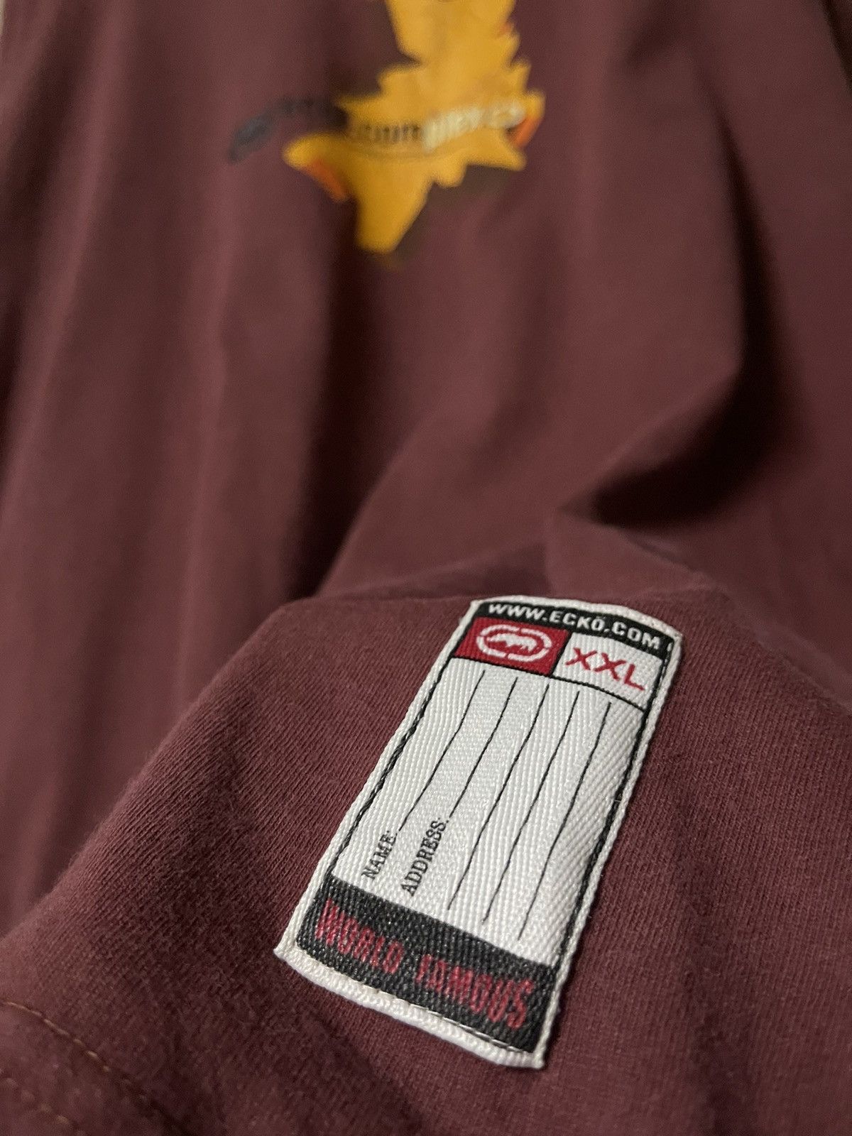 Ecko Unltd. Vintage ECKO UNLTD Ecko Complex Maroon Longsleeve Size US XXL / EU 58 / 5 - 3 Thumbnail