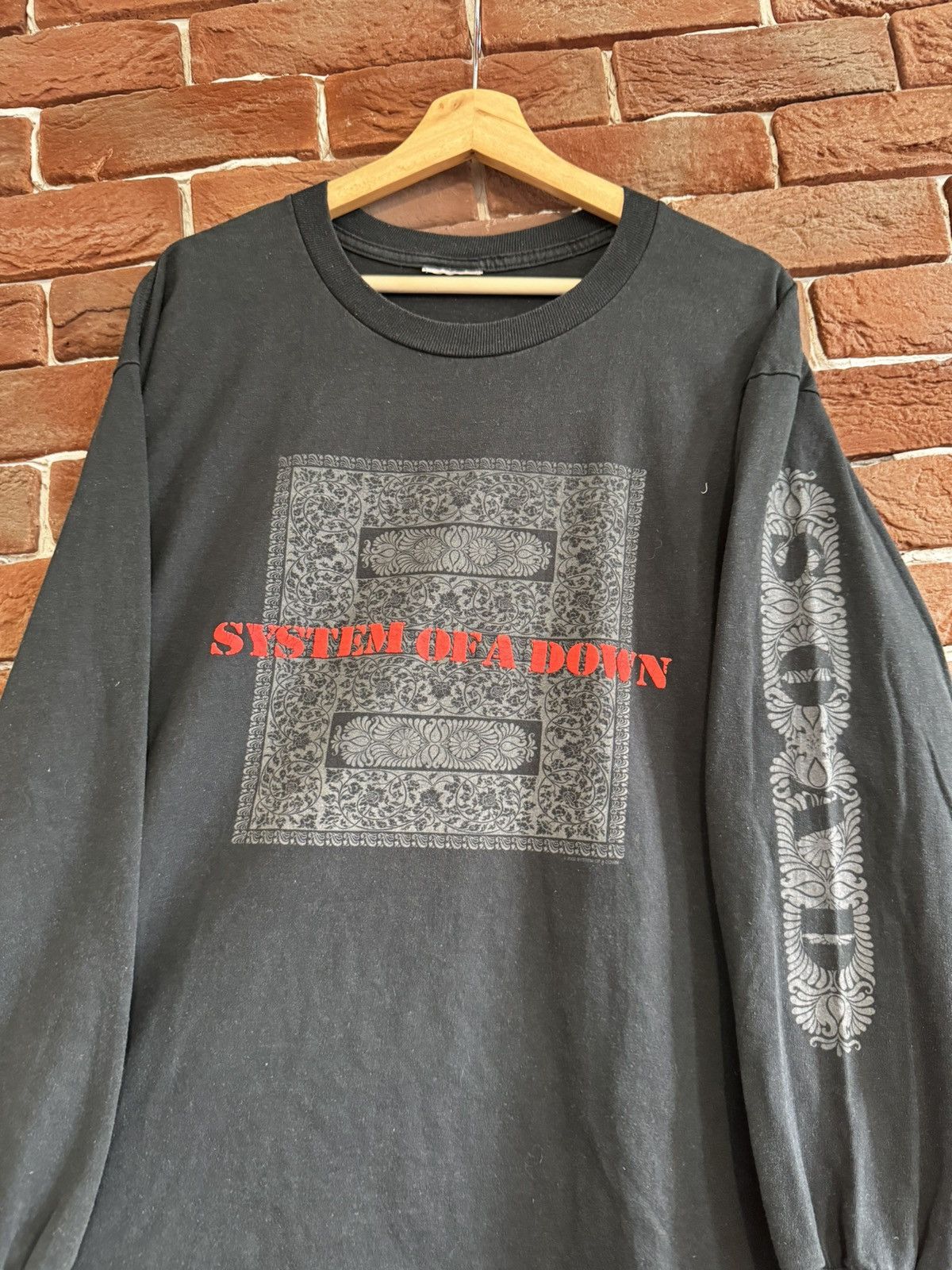 Band Tees 2002 System Of A Down Vintage Band Metal Tee SOAD Rare Print Size US XL / EU 56 / 4 - 2 Thumbnail