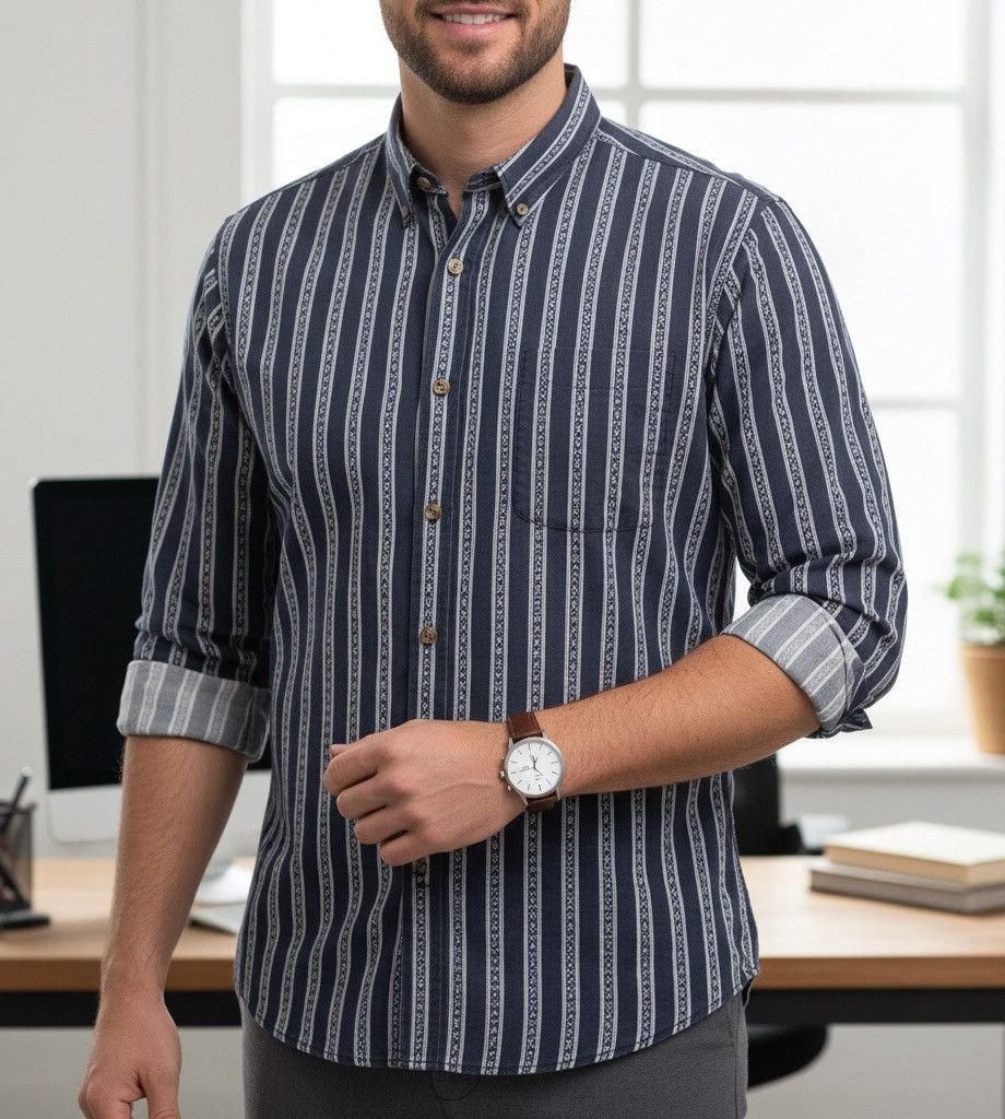 pinpoint oxford dress shirts Green Pinpoint Oxford Cotton Cloth Button-Down Shirt