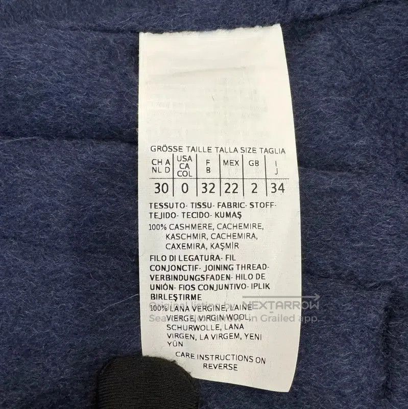 Max Mara MaxMara Navy Blue Cotton Women's Coat . Size S / US 4 / IT 40 - 6 Thumbnail