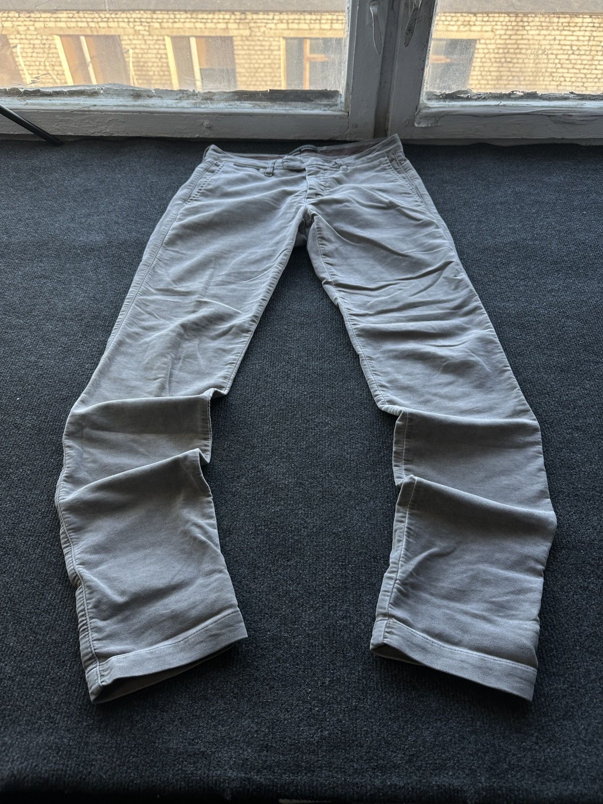 Eleventy 🚨 ELEVENTY GRAY MEN UNISEX PANTS SOFT LUXURY OLD MONEY Size US 29 - 1 Thumbnail
