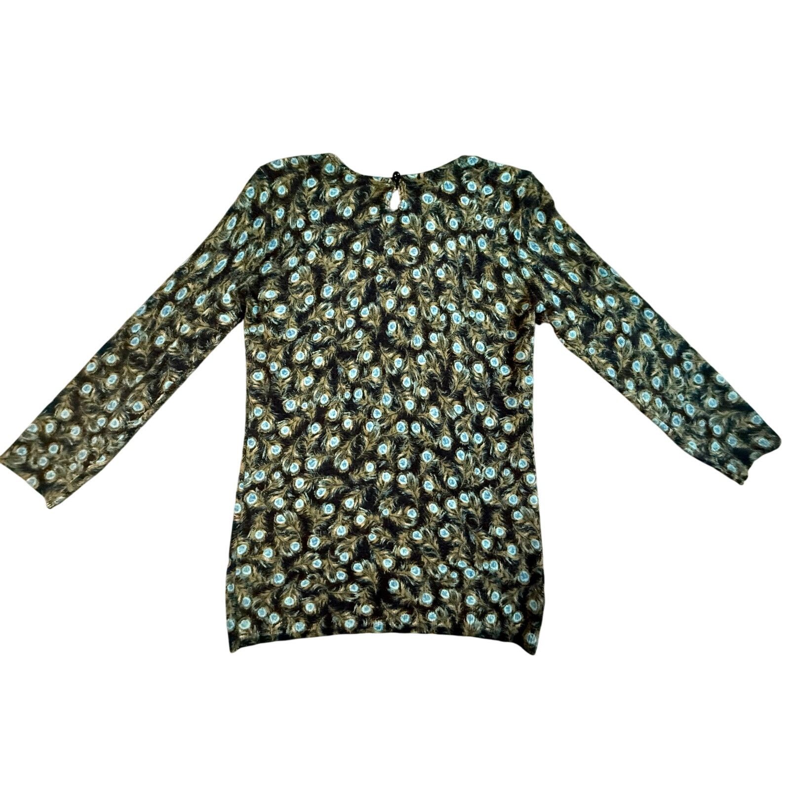 Other Talbots Peacock Crewneck Cashmere Sweater Womens Size XS Size XS / US 0-2 / IT 36-38 - 4 Thumbnail