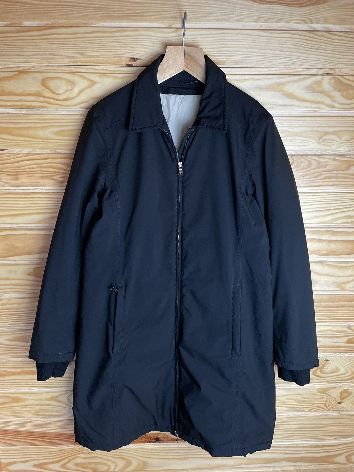 Prada × Vintage Vintage Prada Gore-Tex Long Coat Womens Size L / US 10 / IT 46 - 1 Thumbnail