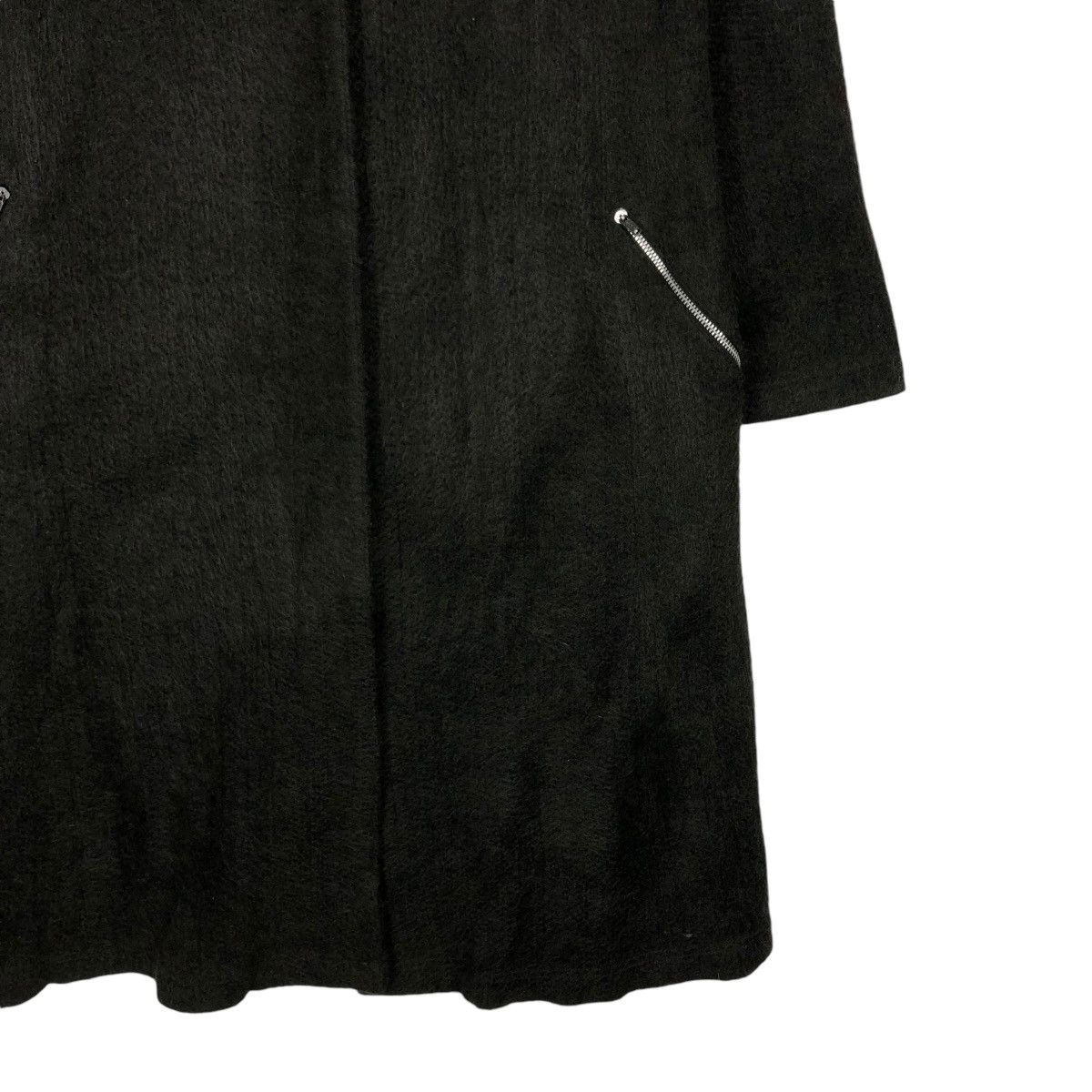 Japanese Brand 🔥VINTAGE WOOL LONG JACKET MOGA MINK FUR HOODIE Size US L / EU 52-54 / 3 - 8 Thumbnail