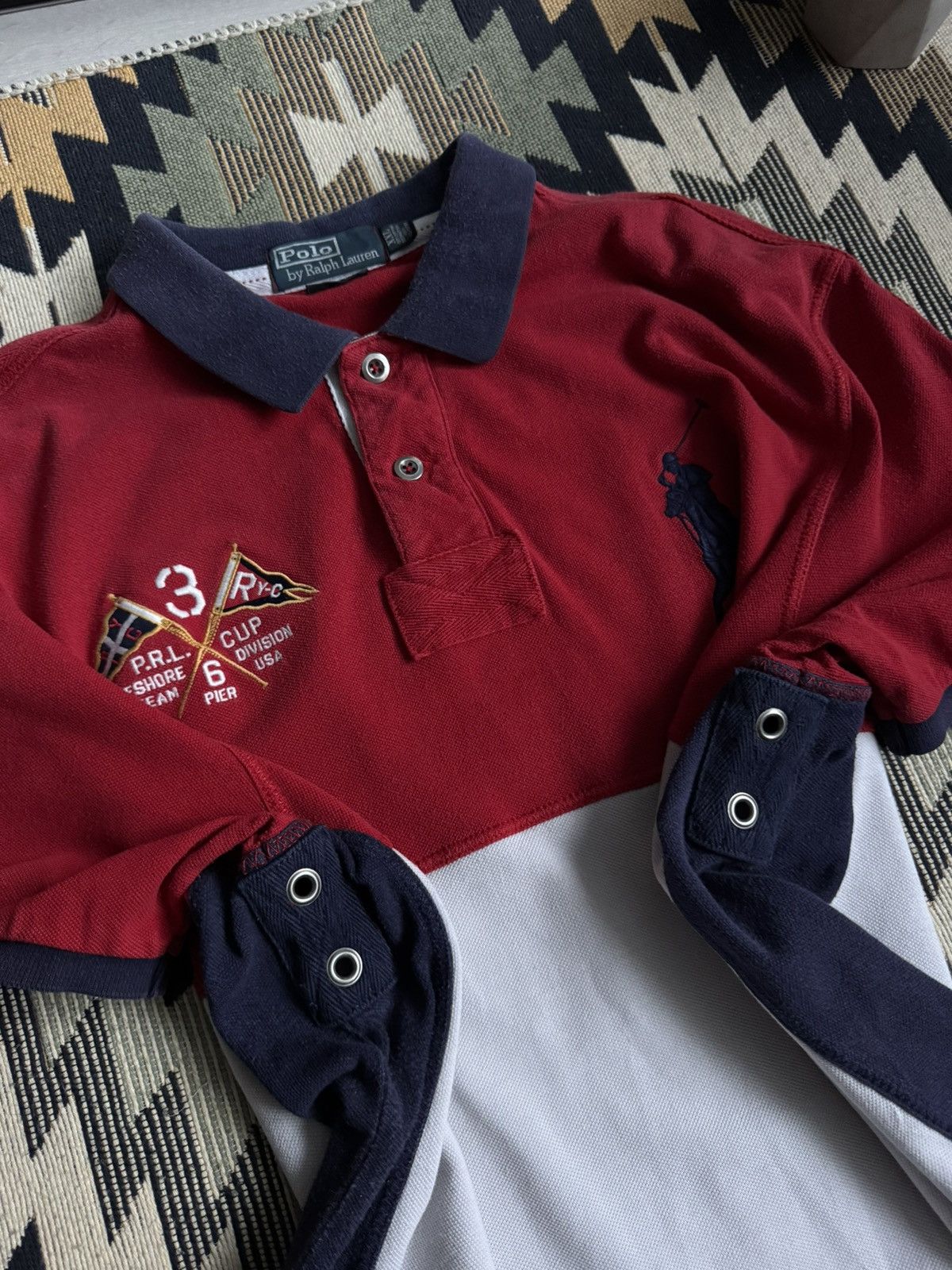 Polo Ralph Lauren Vintage Polo Ralph Lauren PRL #3 Chief Kief USA T-shirt Size US XXL / EU 58 / 5 - 10 Thumbnail