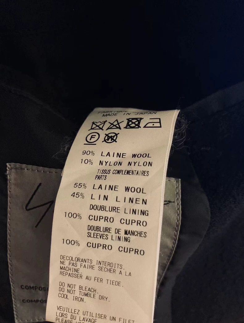 Yohji Yamamoto Yohji Yamamoto Pour Homme 18aw coat-2505 Size US S / EU 44-46 / 1 - 6 Thumbnail