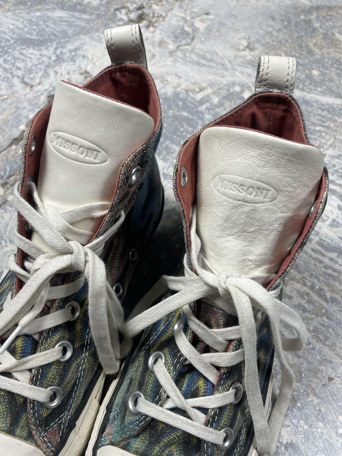 Converse × Missoni Converse Missoni Chuck Taylor All Star Hi Top Sneakers Size US 7 / IT 37 - 4 Thumbnail